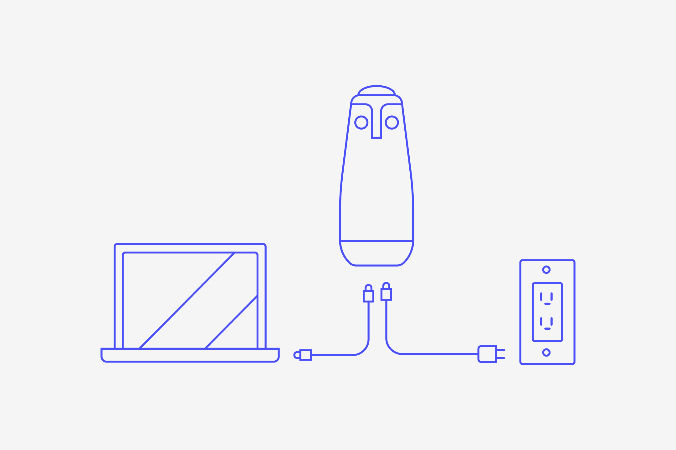 Owl Labs Meeting Owl Cable Connection Setup Diagram