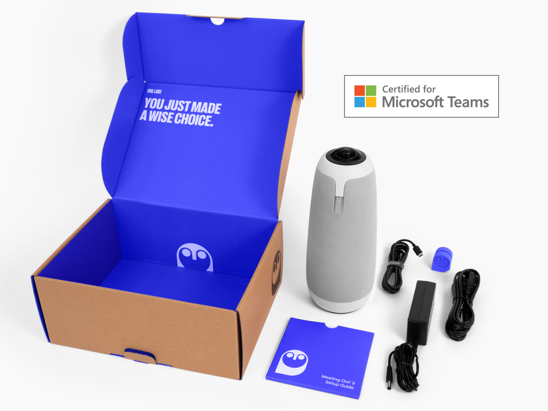 Meeting Owl 3 - 360 Degree, 1080p HD Video Conference Camera