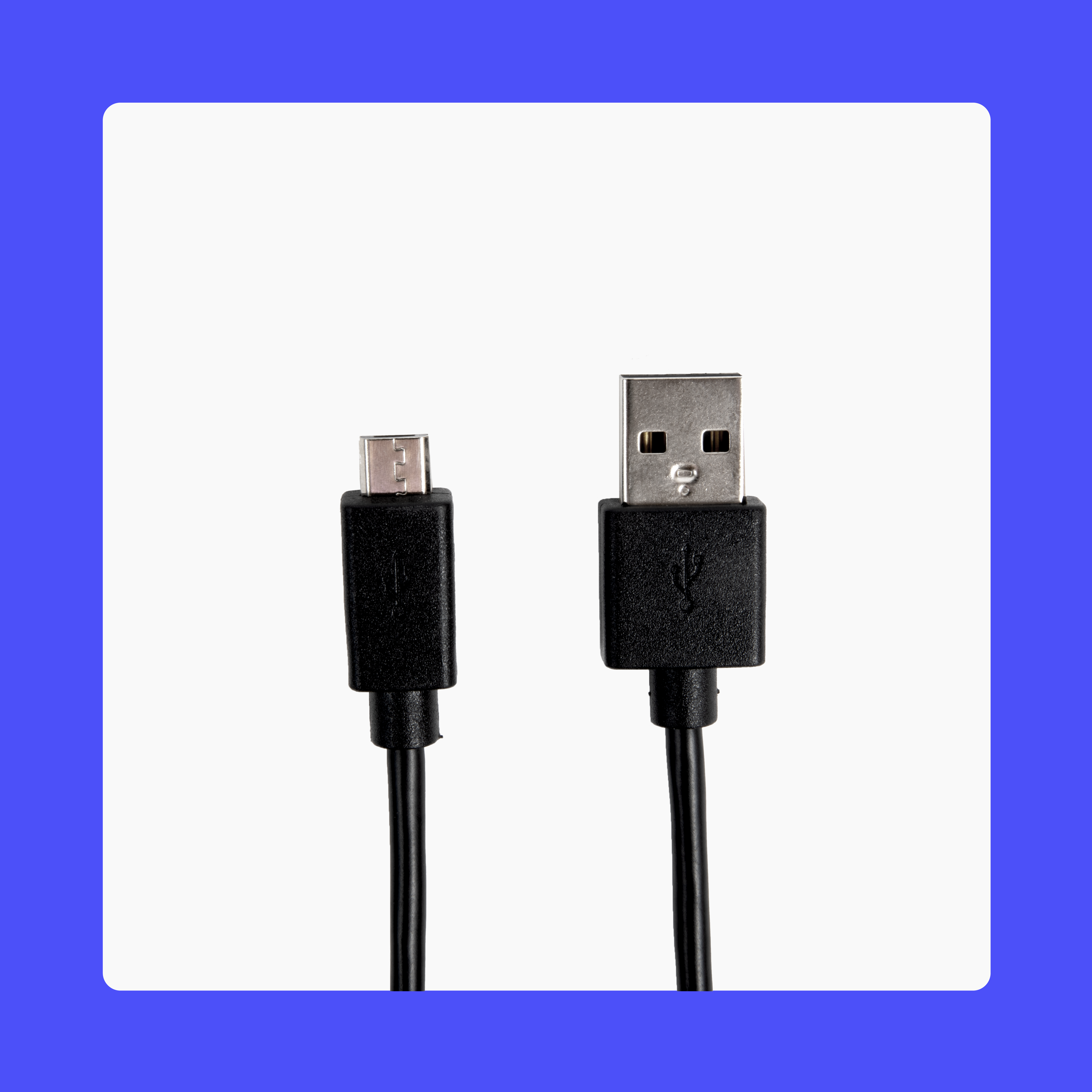 product | accessory | replacement 6' micro usb | purple background