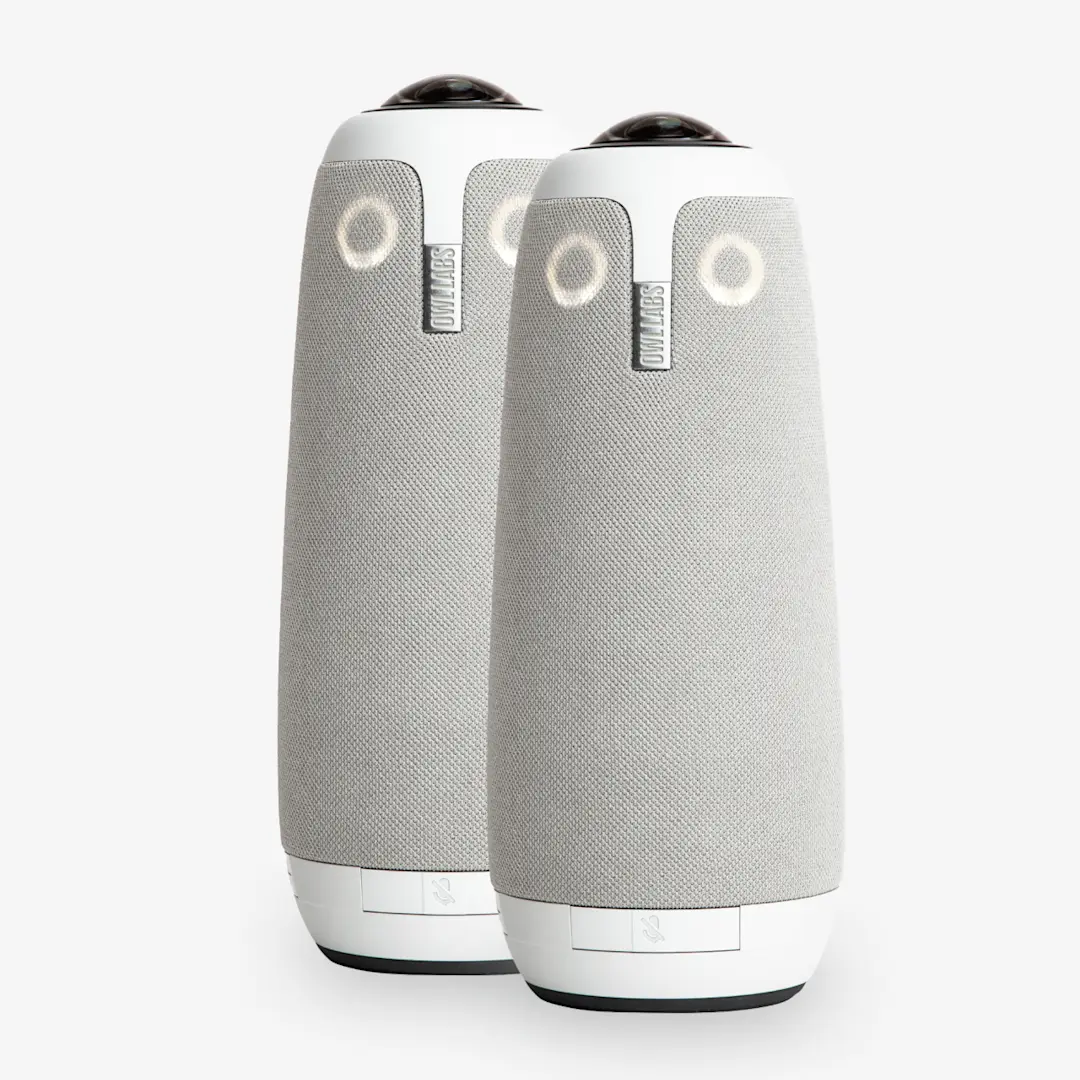 2 Meeting Owl 3s (Next Generation) 360-Degree, 1080p HD Smart Video ...