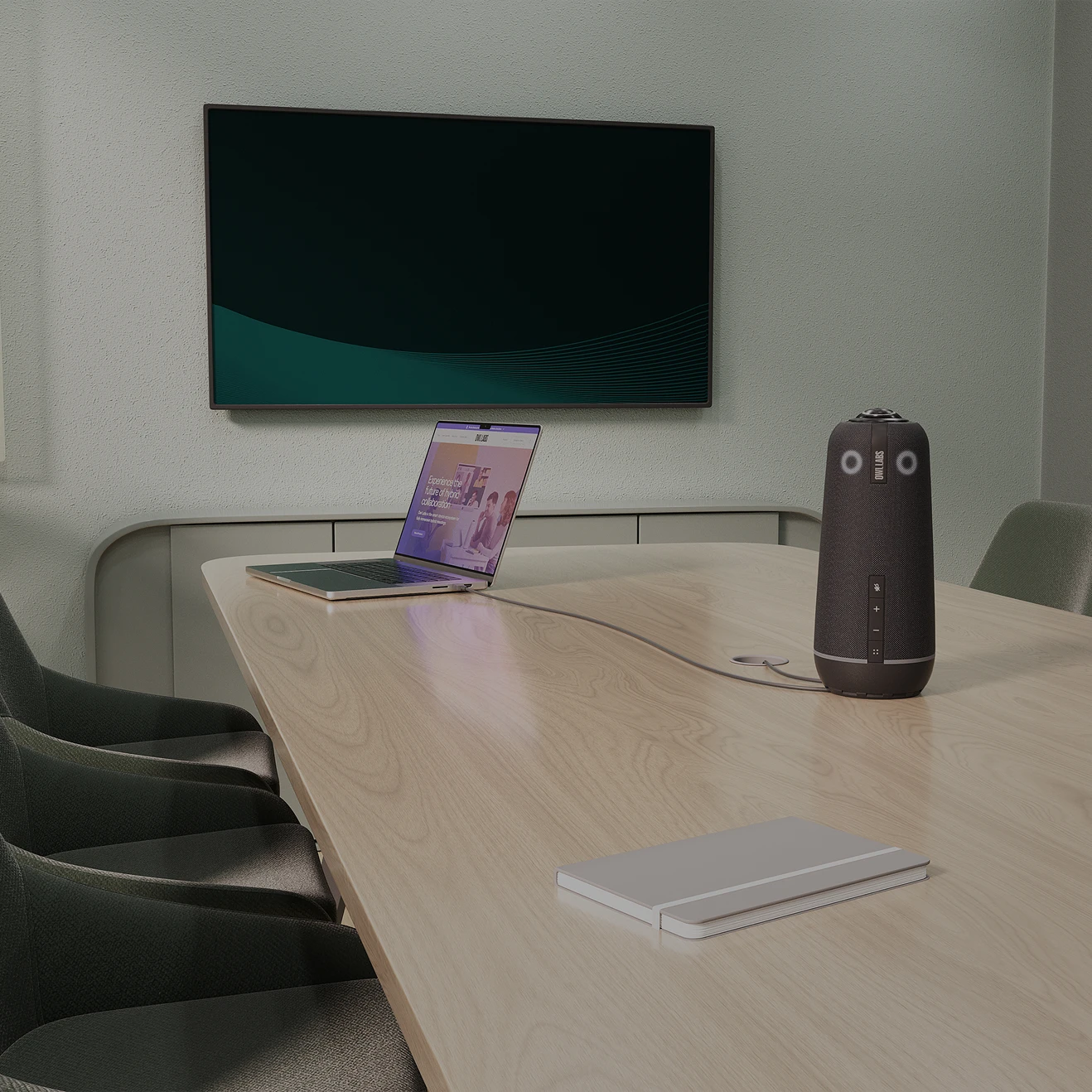 Owl Labs Business Image - Small Room pictured with Meeting Owl
