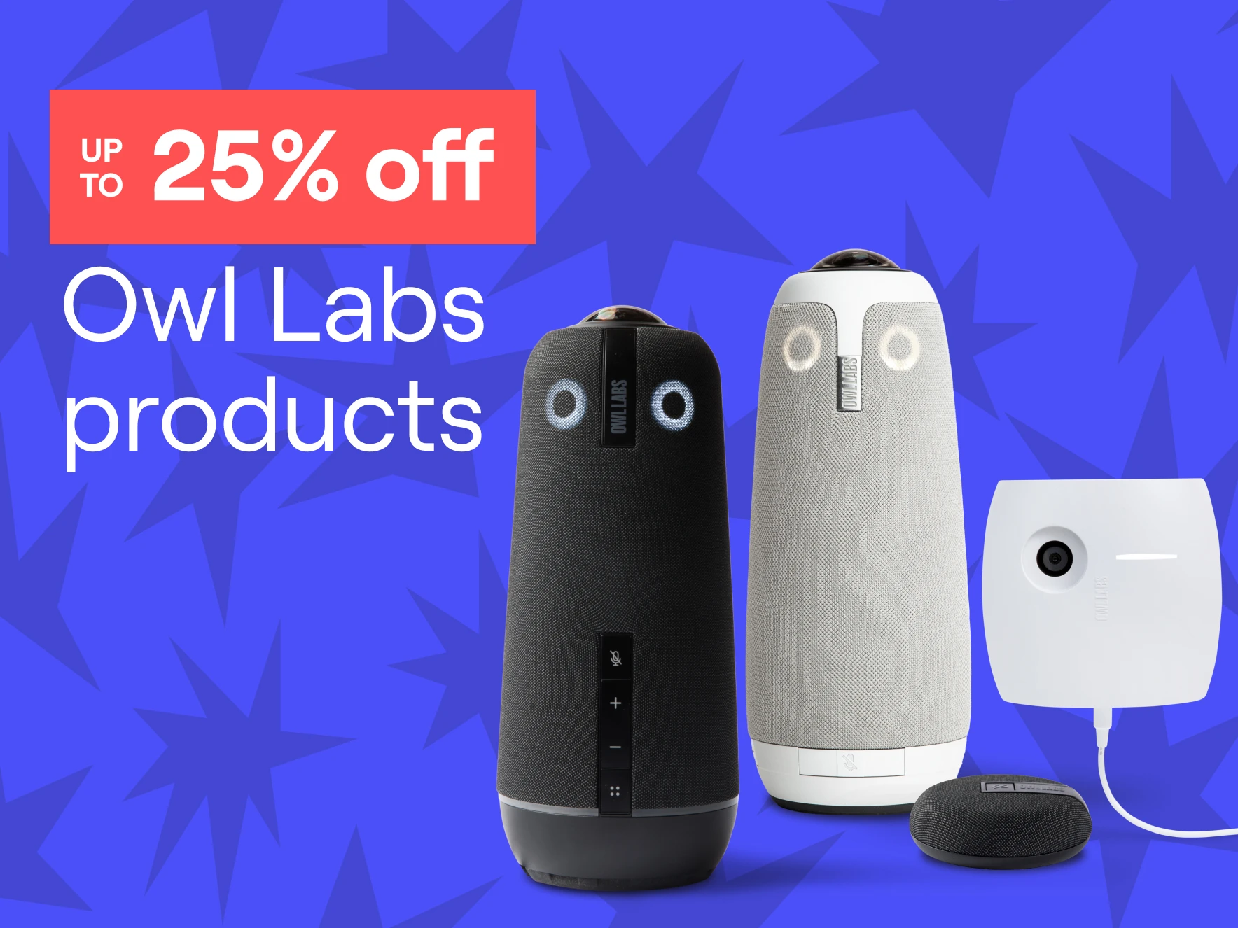 Summer Sale Owl Labs Video Conferencing Cameras and Devices up to 25% off