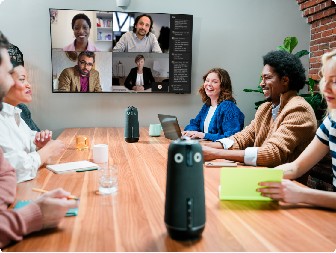 Meeting Owl 4+ in a Microsoft Teams Meeting