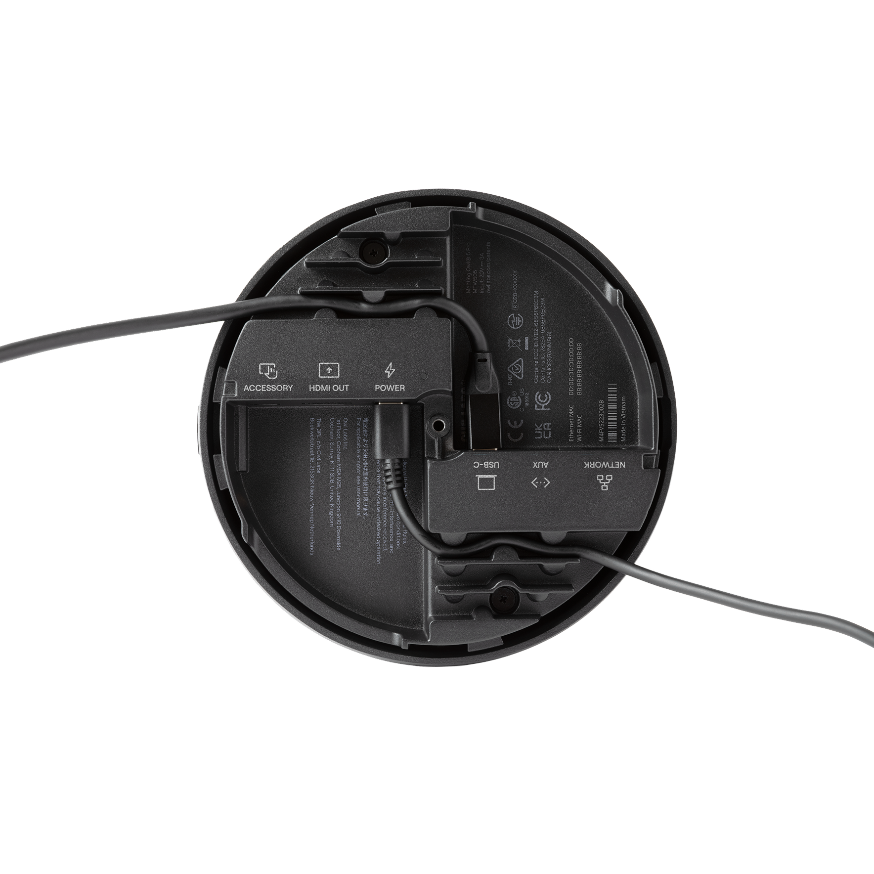 Meeting Owl 5 Pro Setup - USB Peripheral Cables