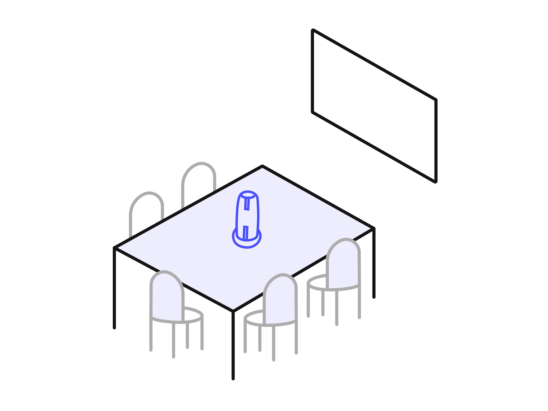 Meeting Owl 5 Pro Placement Diagram