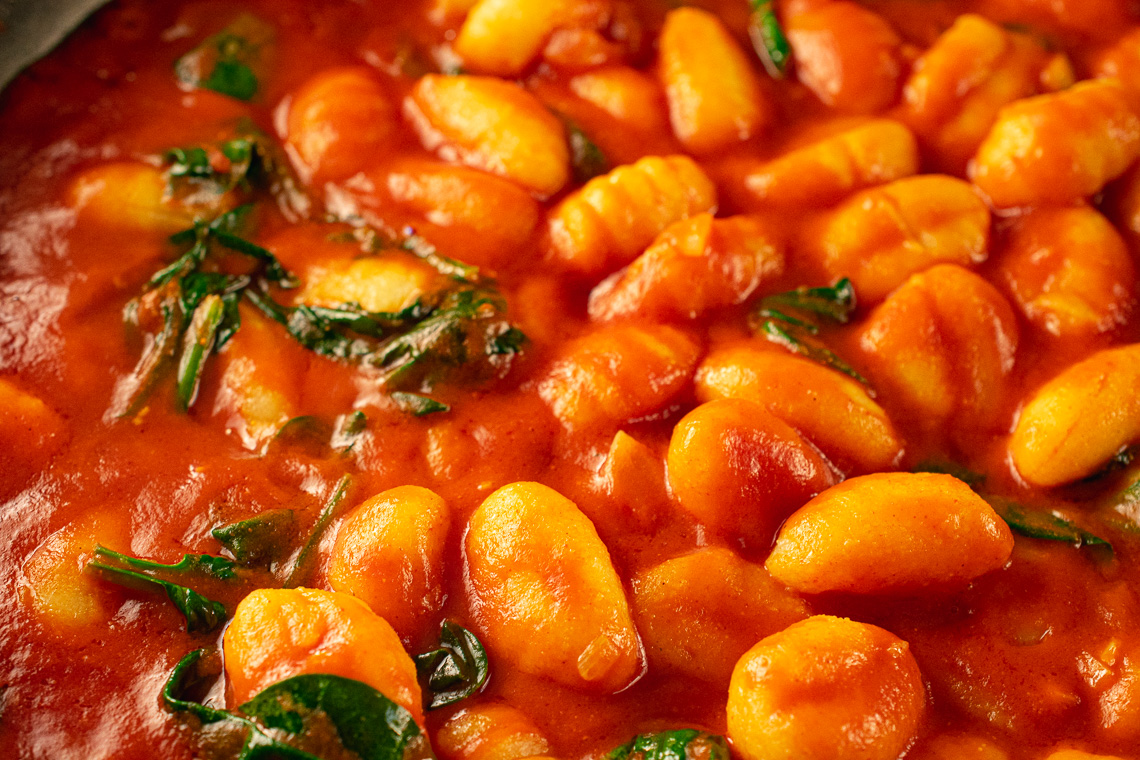Gnocchi karis su špinatais