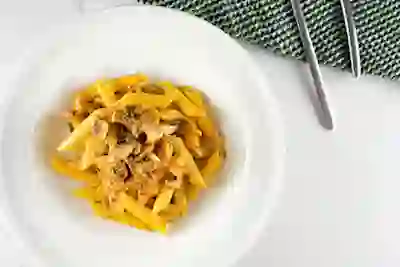 Makaronai su miso pievagrybiais