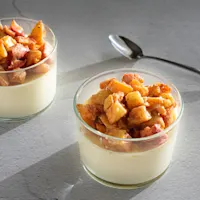 Panna Cotta su obuoliais