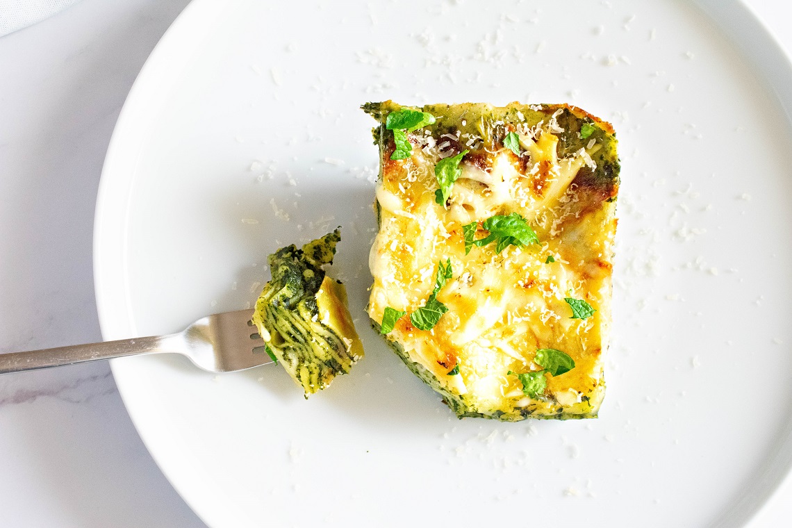 Lazanija su špinatais