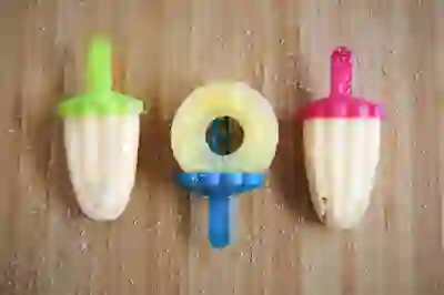 Gaivūs vaisiniai ledai su kokosų pienu