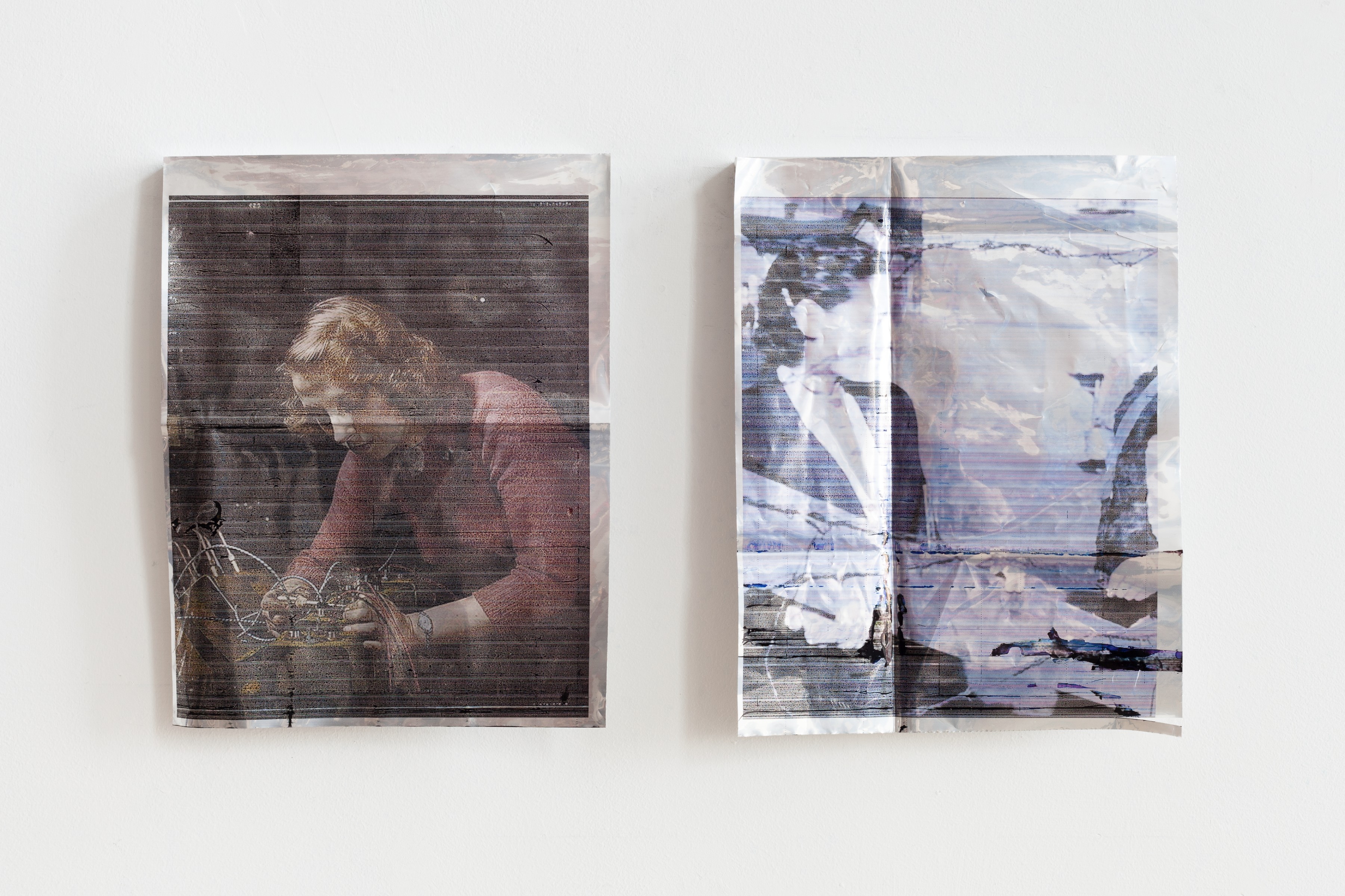 Printed rescue blankets