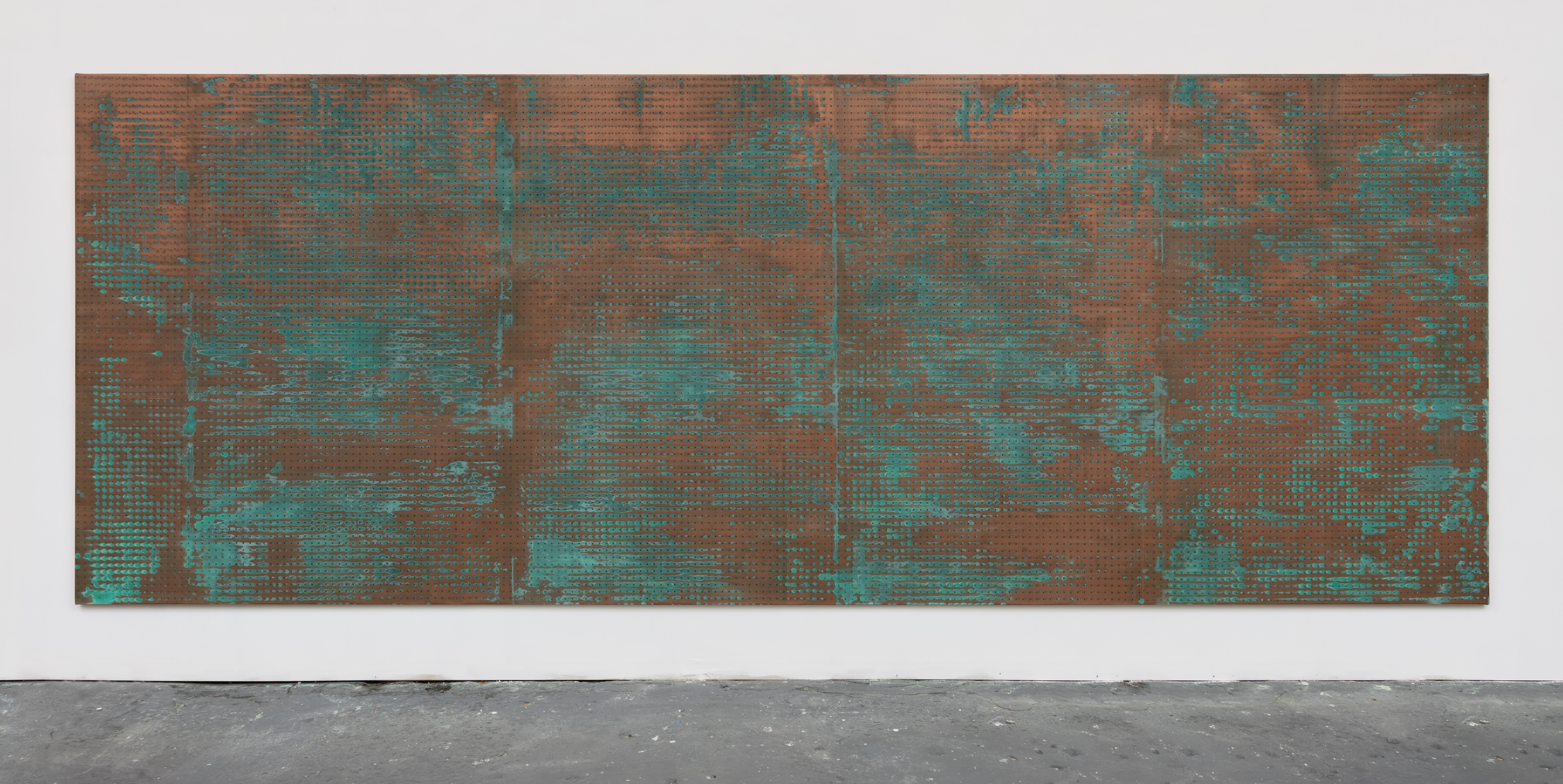 long copper oxidation +floor