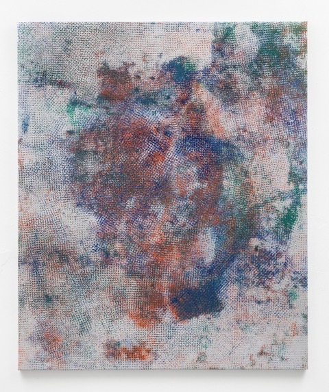 Acrylic on canvas, 77 x 64 in