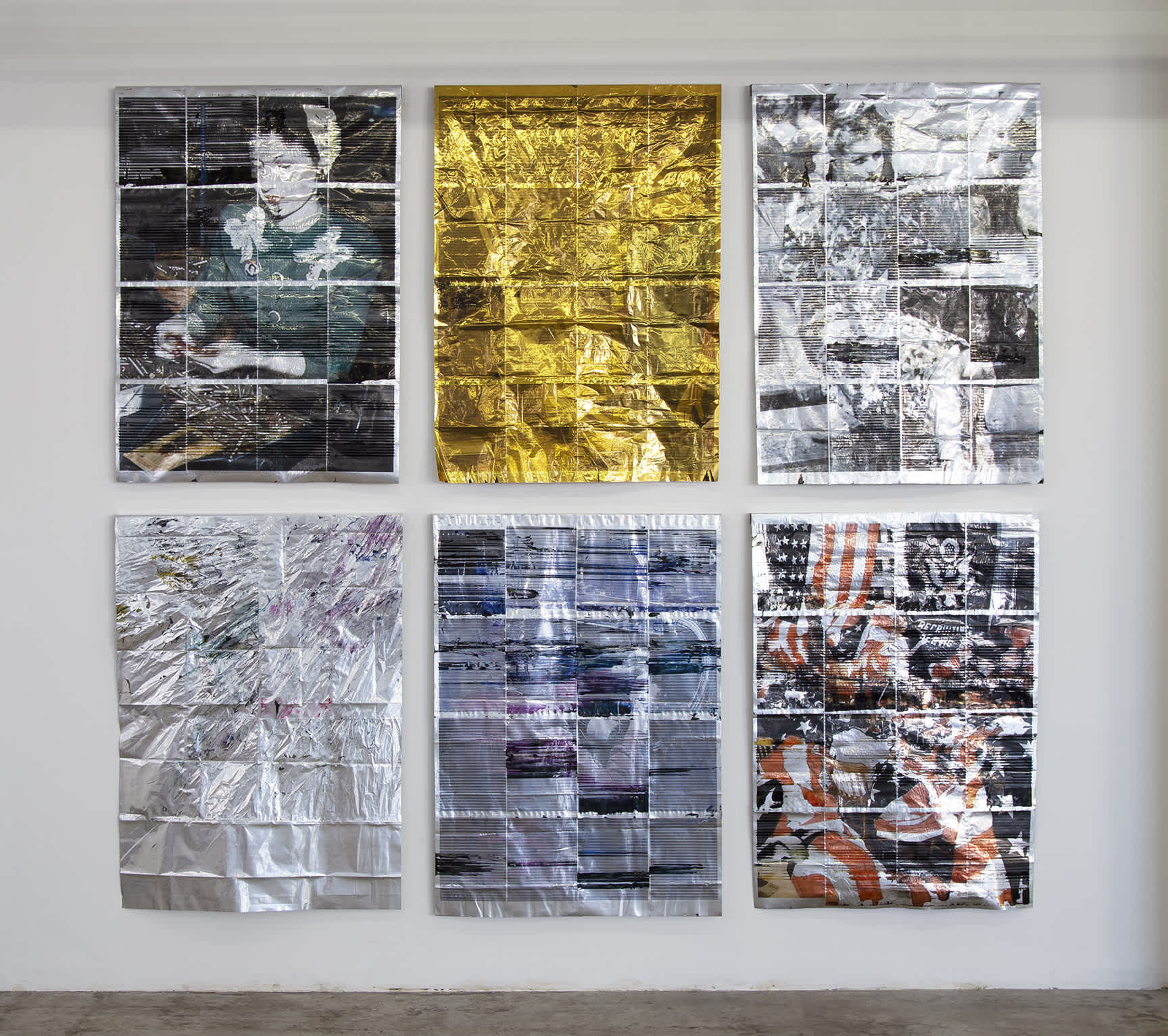 Joan install 16 - tapestries grid 