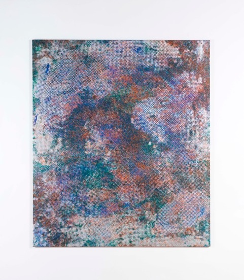 Acrylic on canvas, 199.4 x 171.4 cm, 78 1/2 x 67 1/2 in