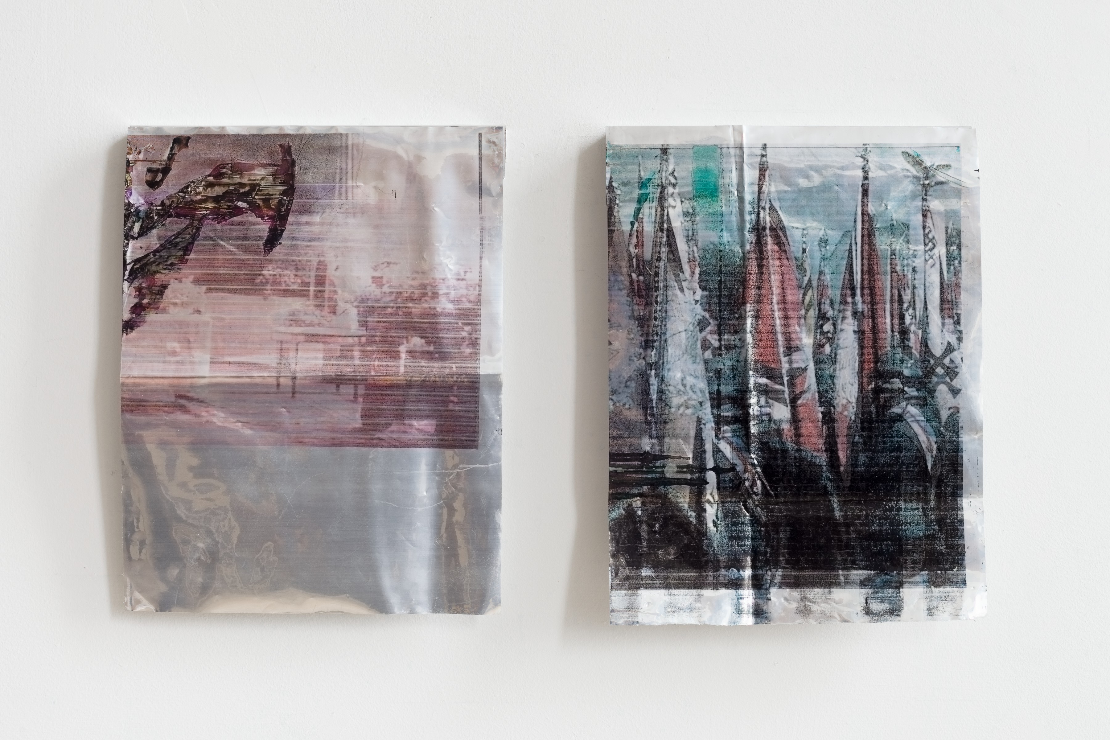 Printed rescue blankets