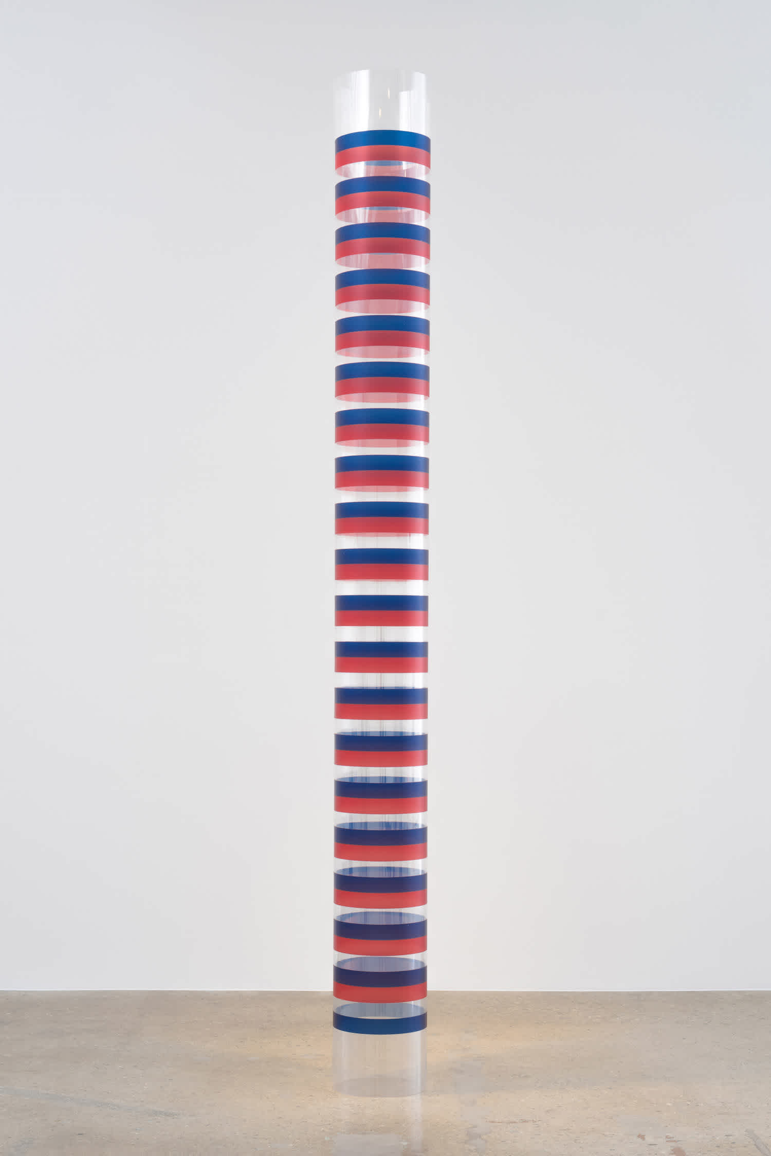 column plexi red blue clear