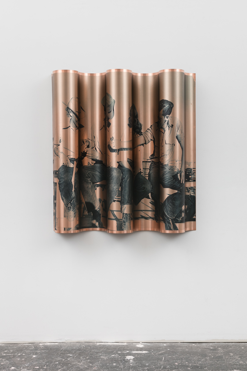 cowgirl-cowboys-copper wall