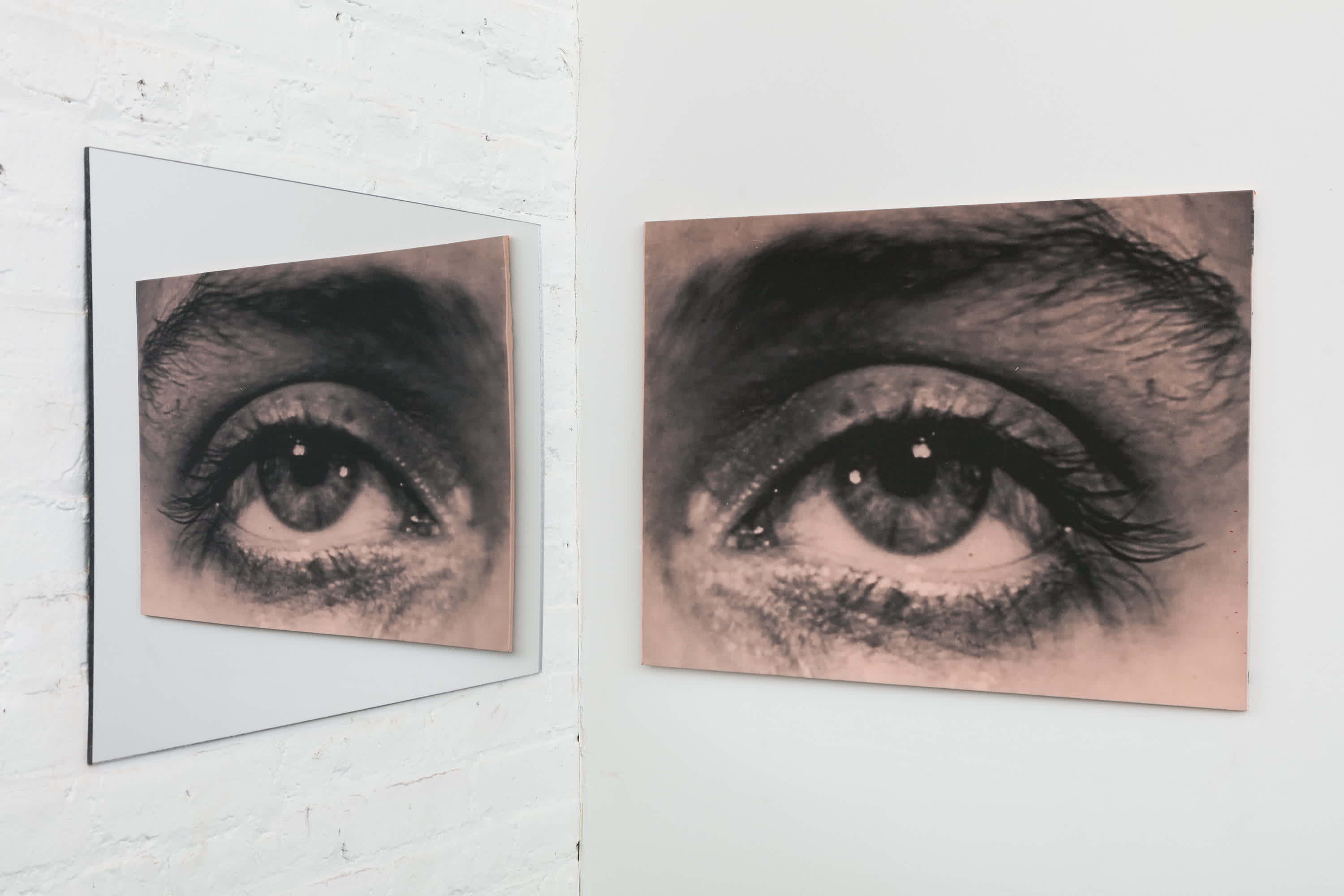 mirrored print, Lee Miller's eye