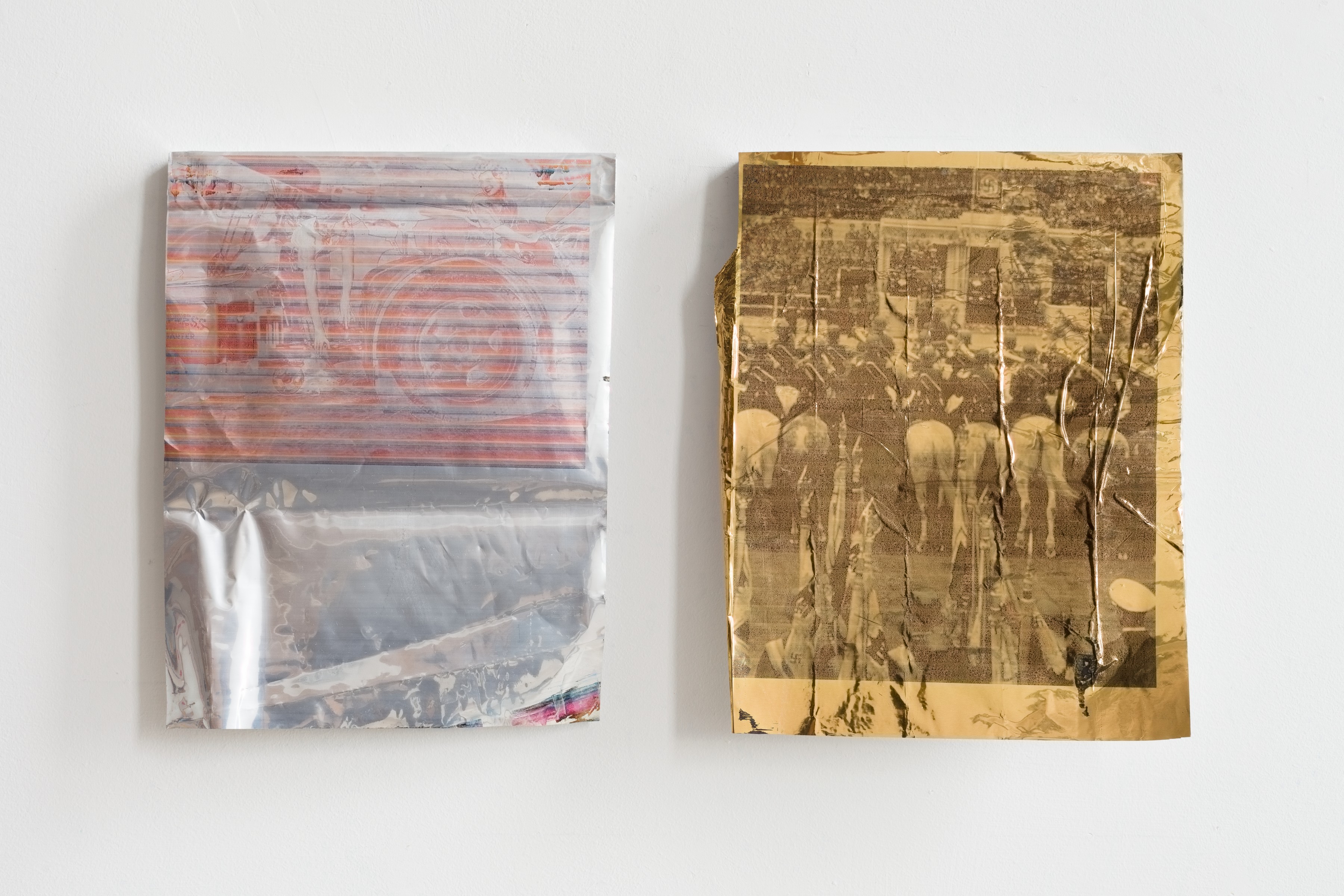 Printed rescue blankets