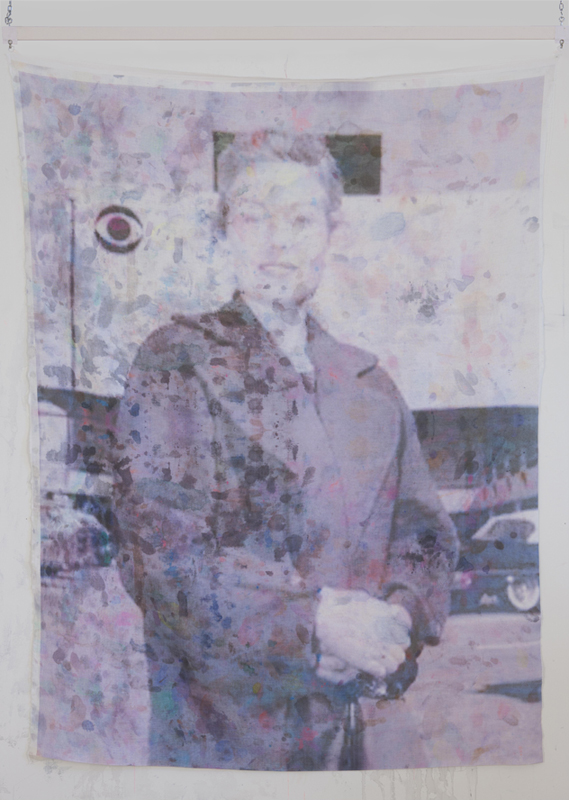 Print on fabric, Frances Farmer