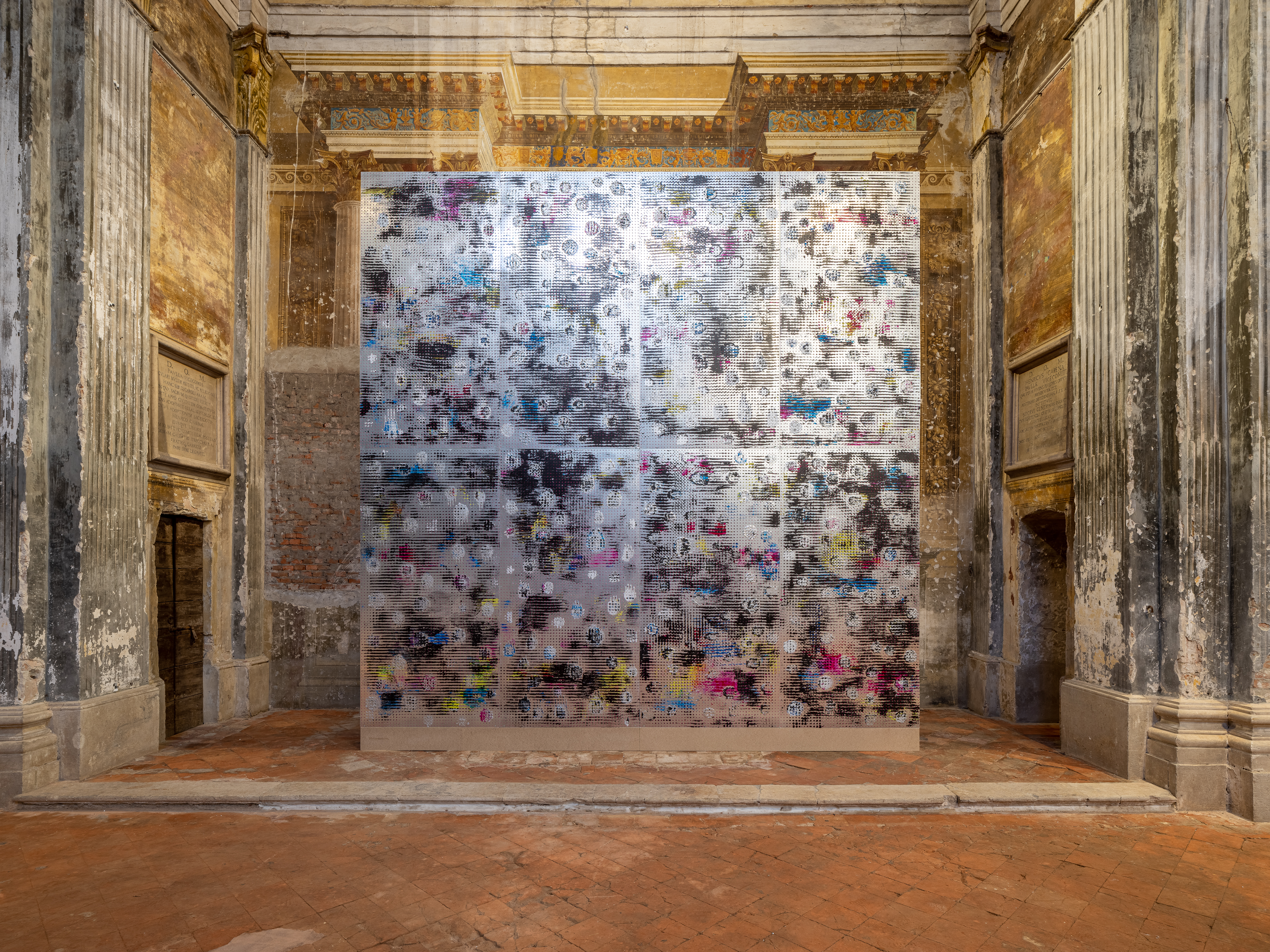 Installation view of Glitches exhibit