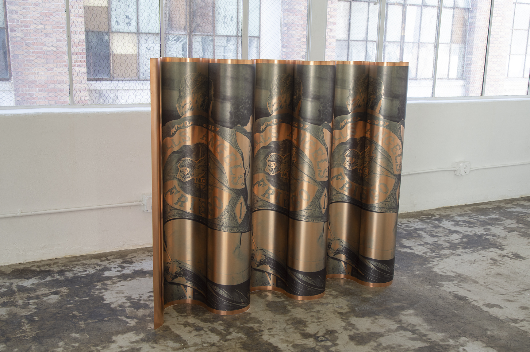 Joan install 15 - copper piece floor 