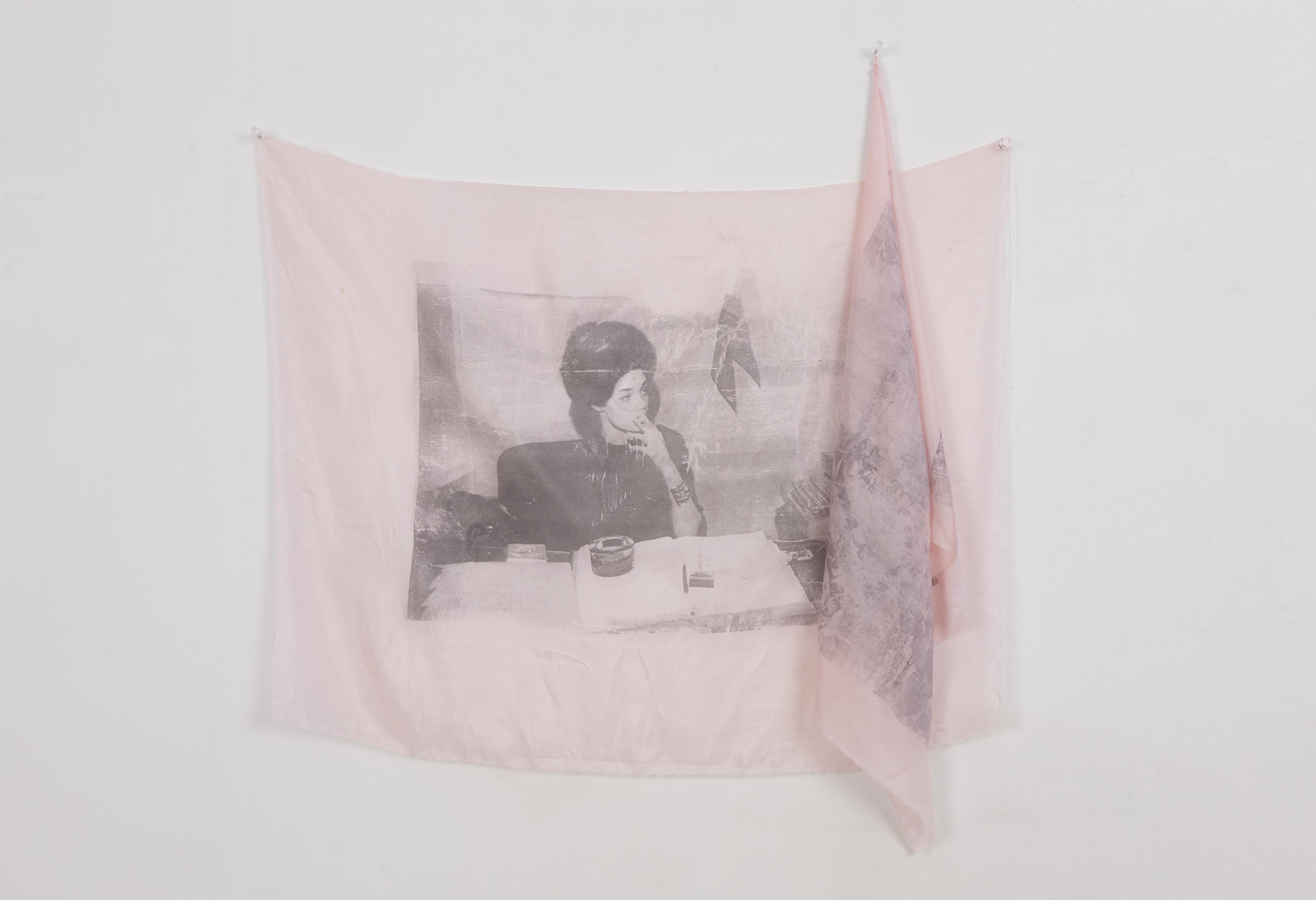 Print on fabric, Angela Davis