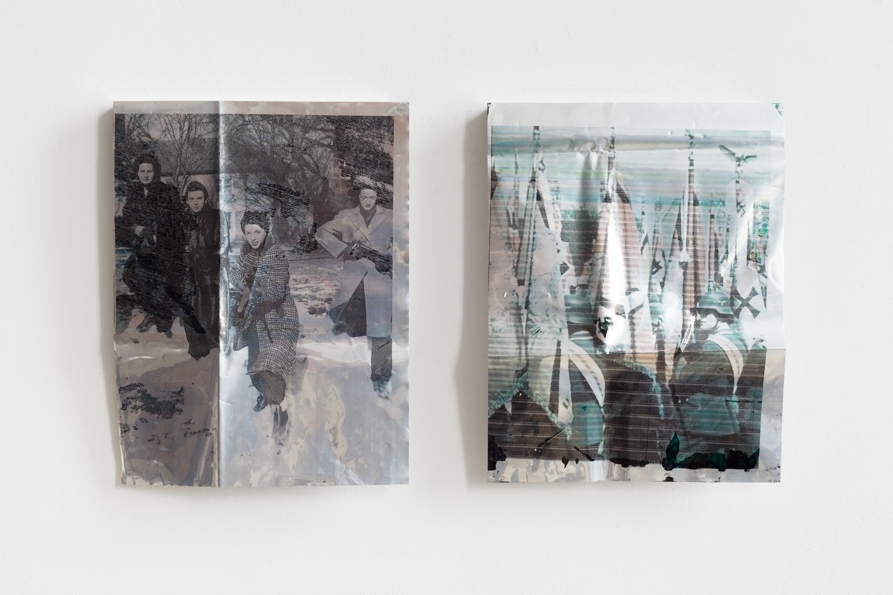 Printed rescue blankets