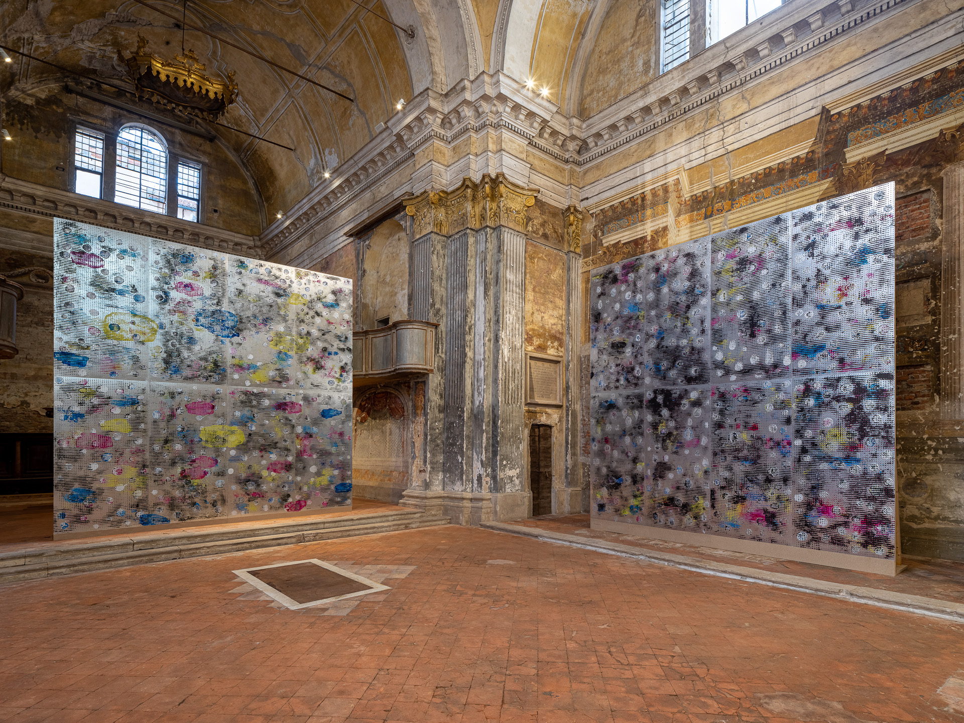 Installation view of Glitches exhibit