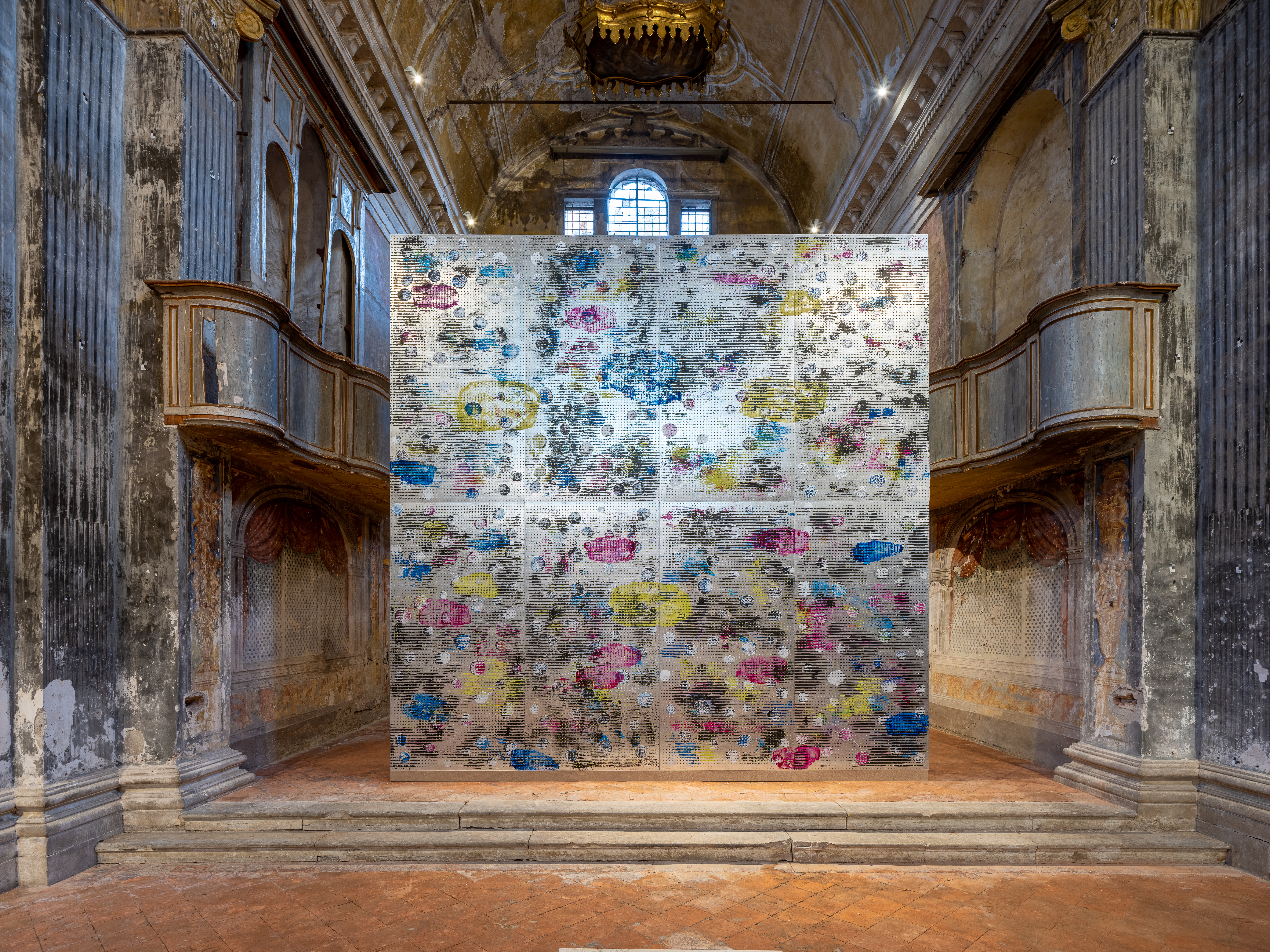 Installation view of Glitches exhibit