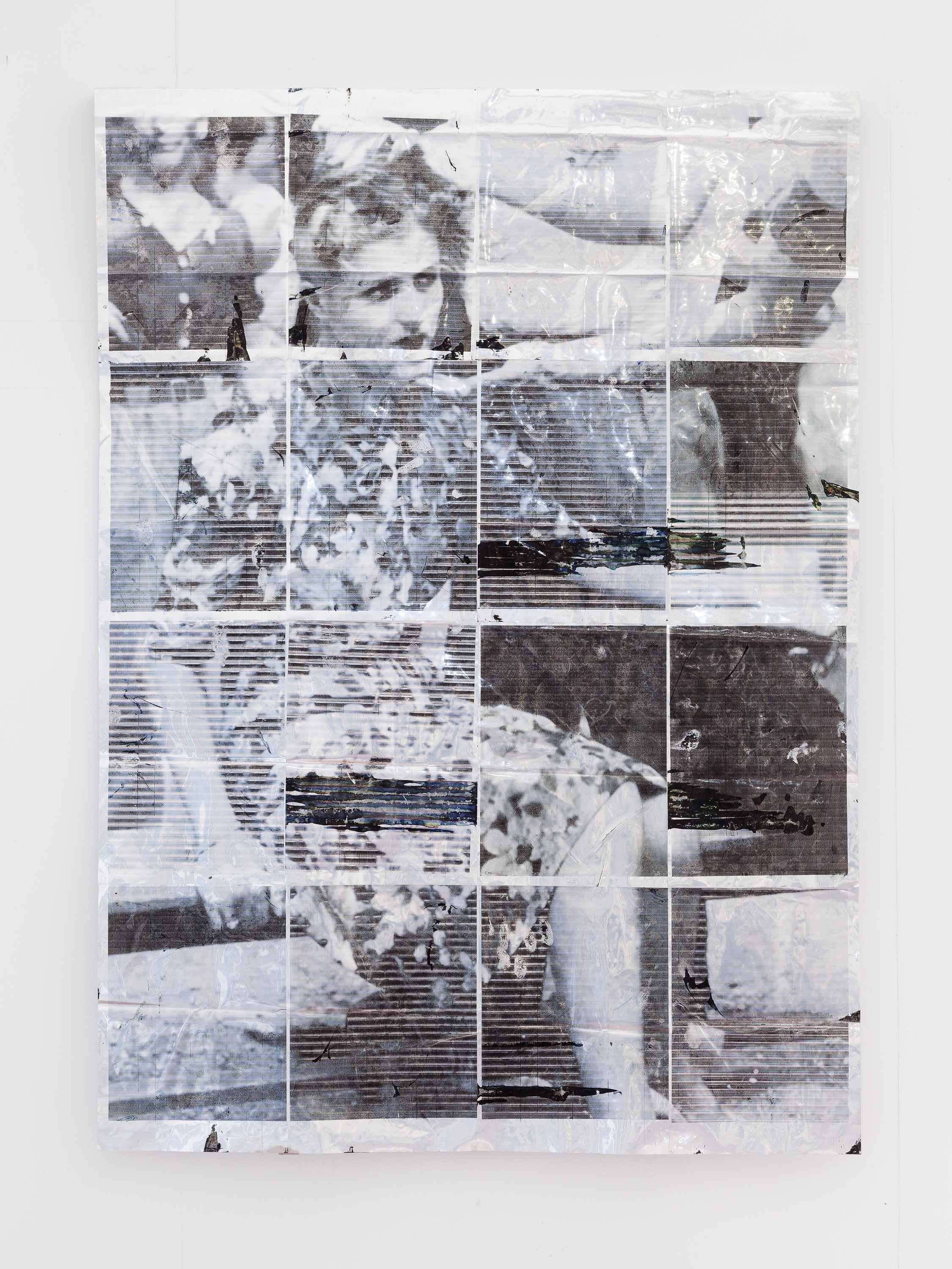 rescue blanket, shaved head