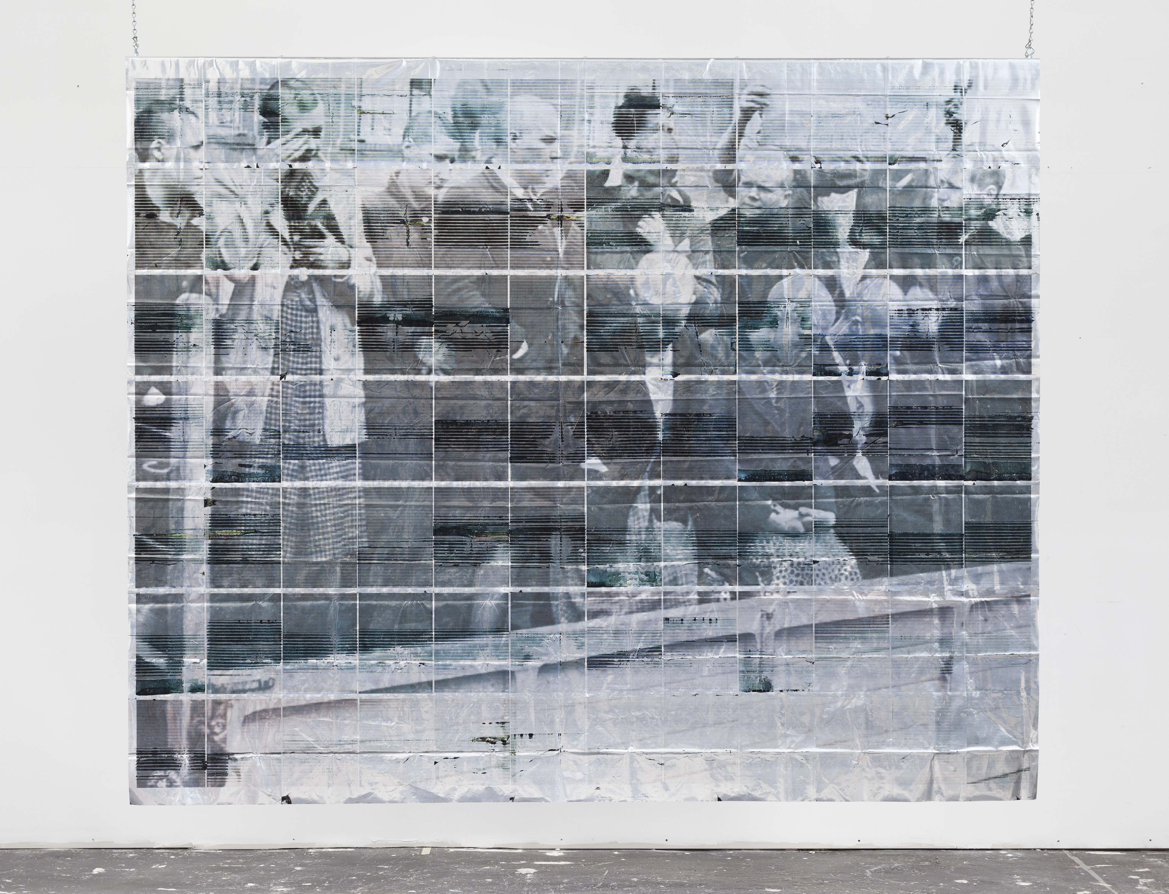 Tapestry, shaved women