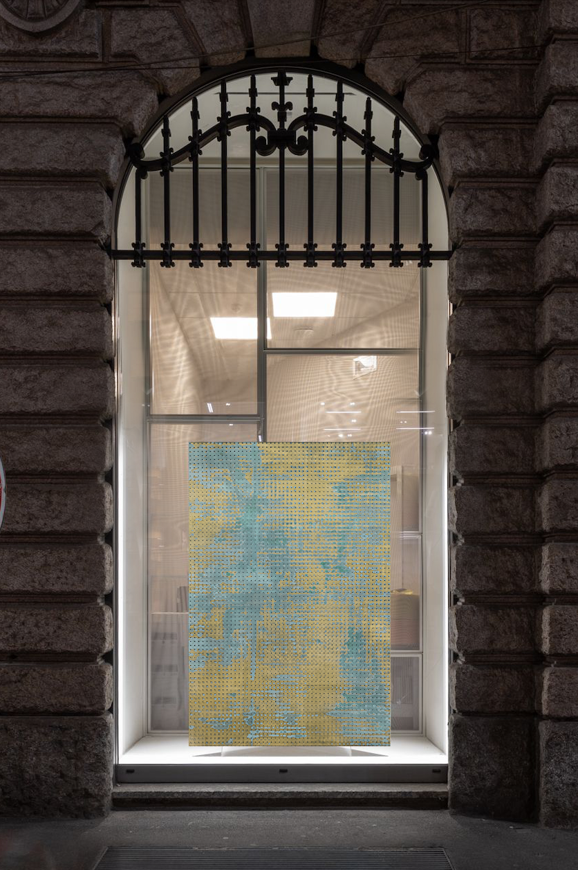 Installation view at Banca Mediolanum
Palazzo Biandrà, Milano, Italy