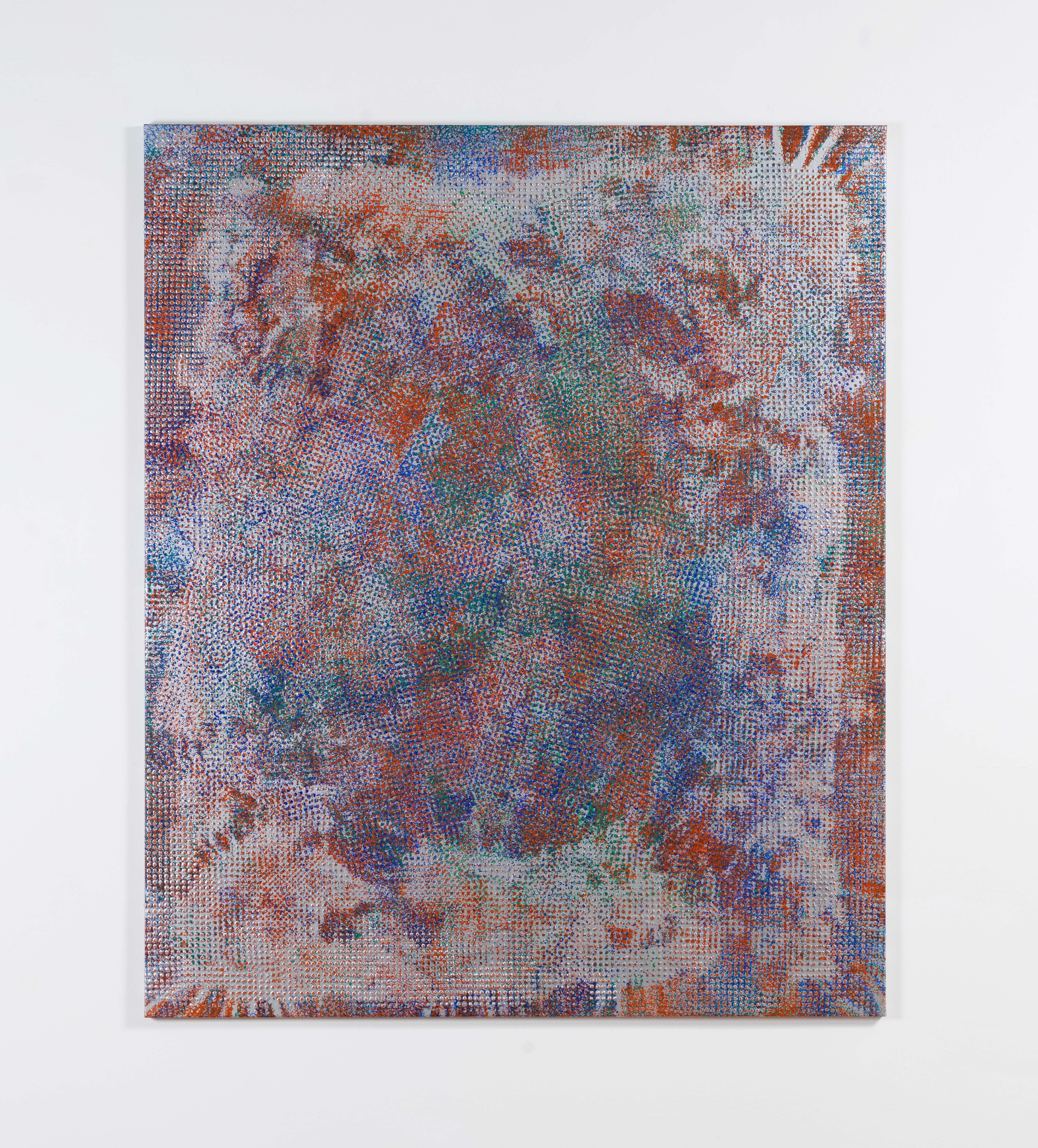 Acrylic on canvas, 77 x 64 in (195.6 x 162.6 cm)