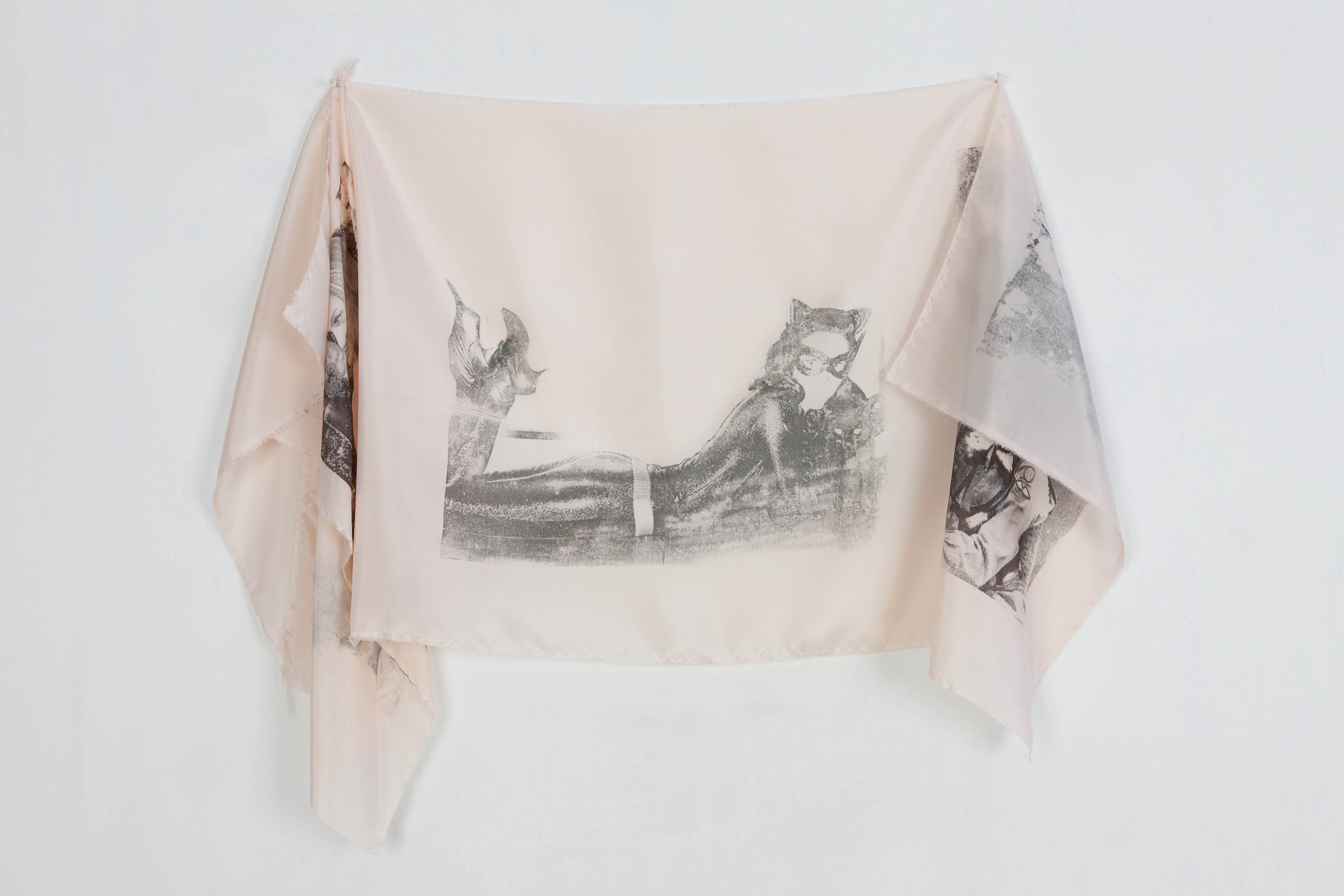 Print on fabric, Cat Woman