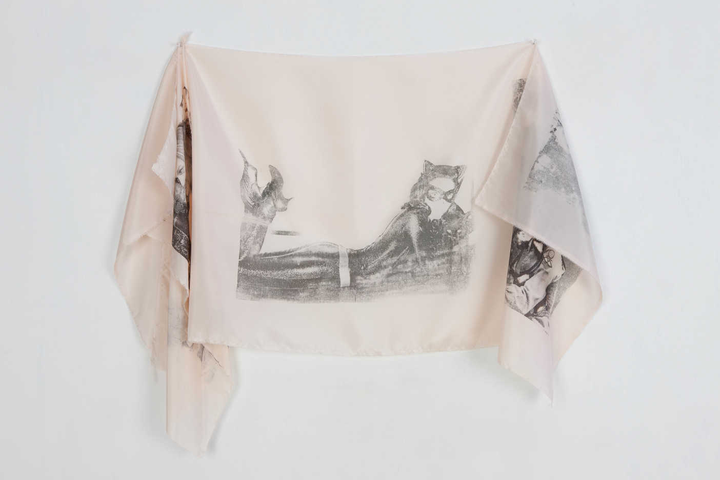 Print on fabric, Cat Woman