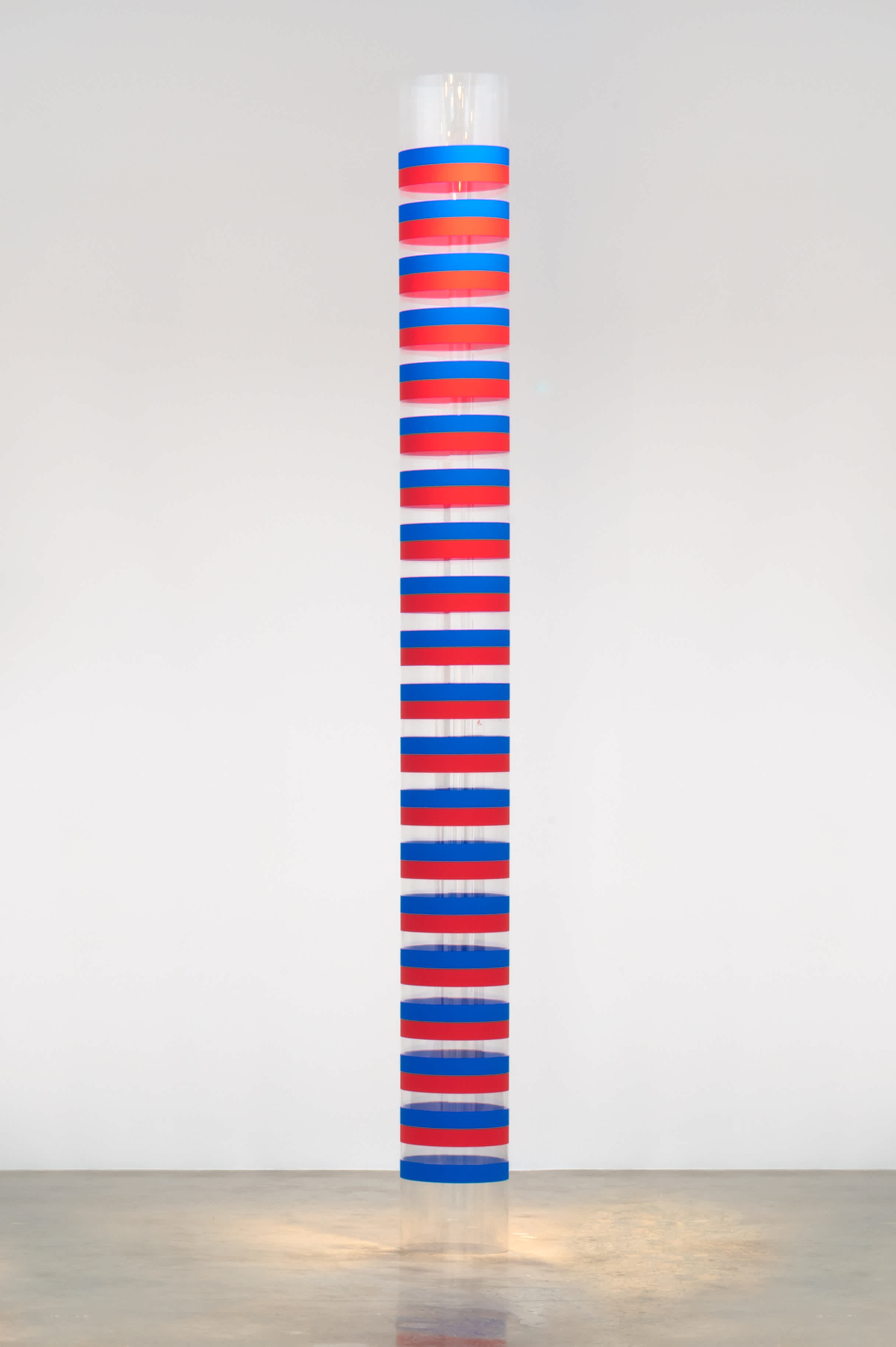 plexi column 2 red blue light 