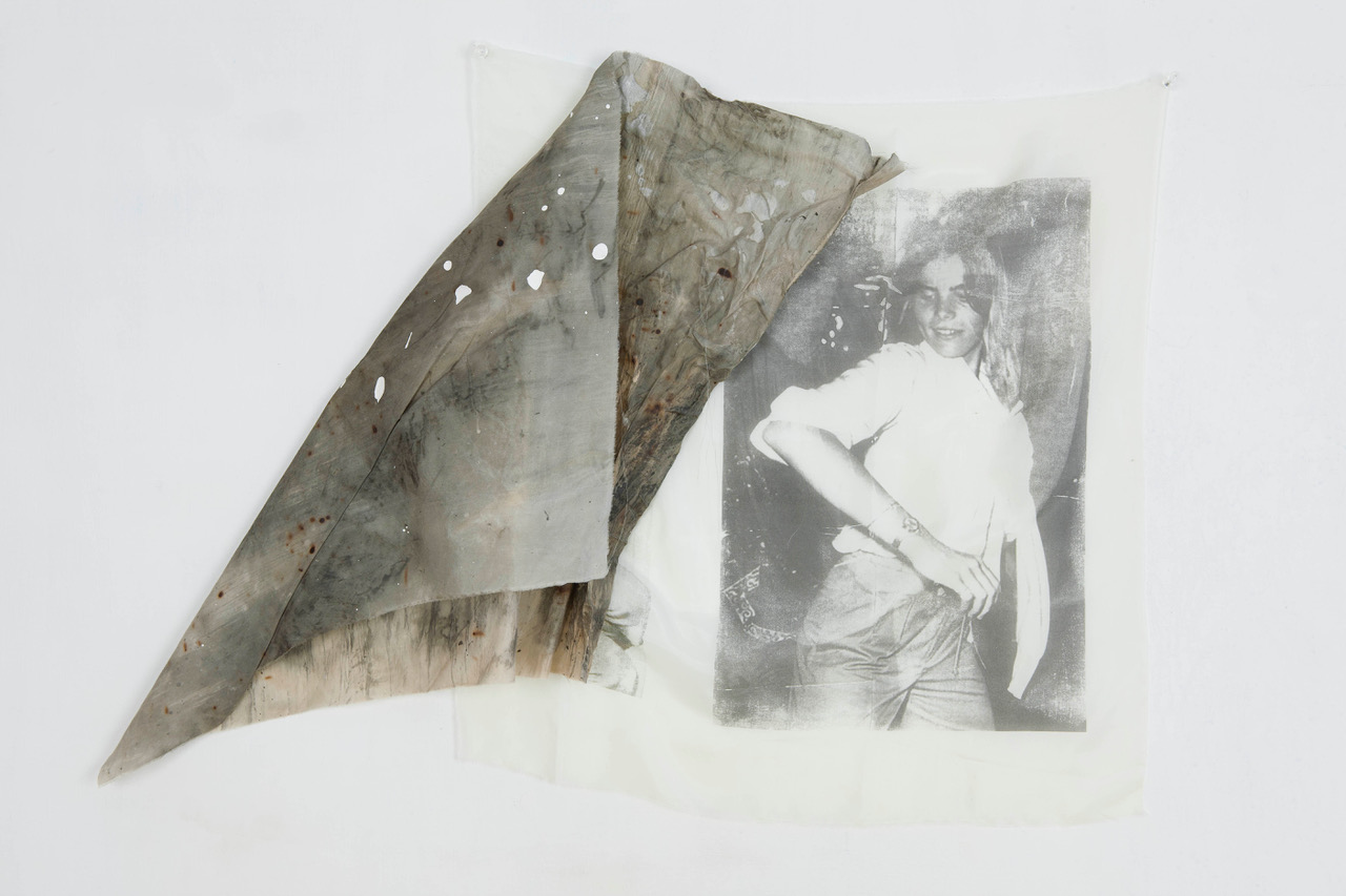 Joan install 12 - fabric piece Margaux