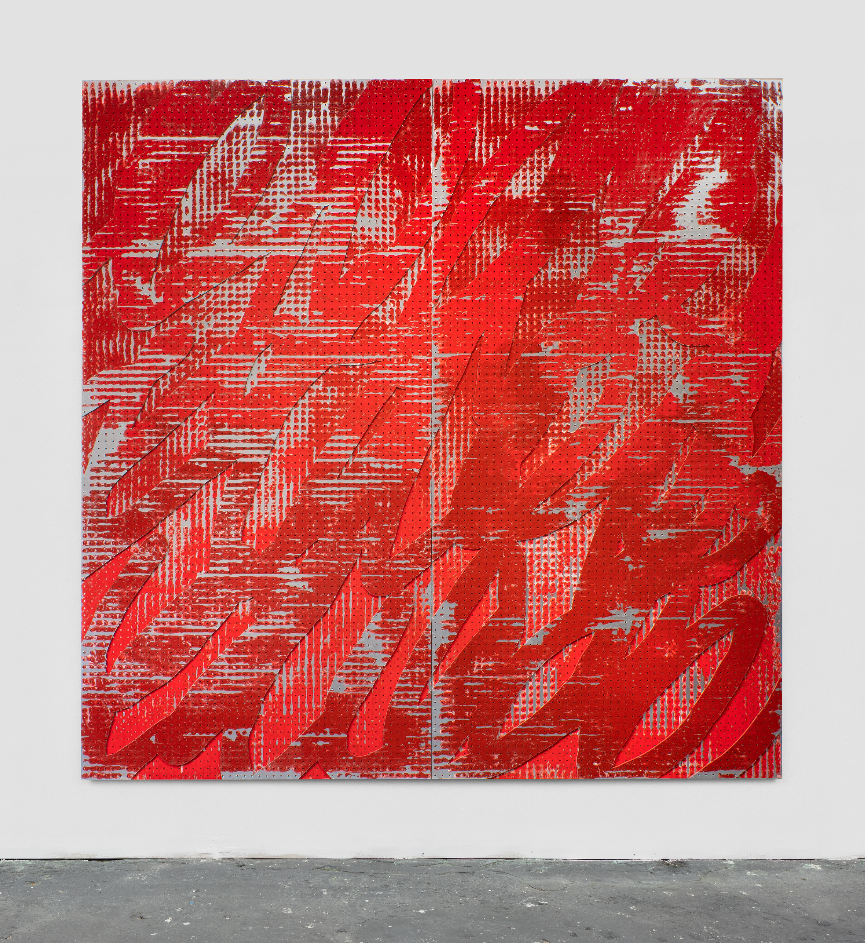 enamel safety red 8x8 positif + floor 