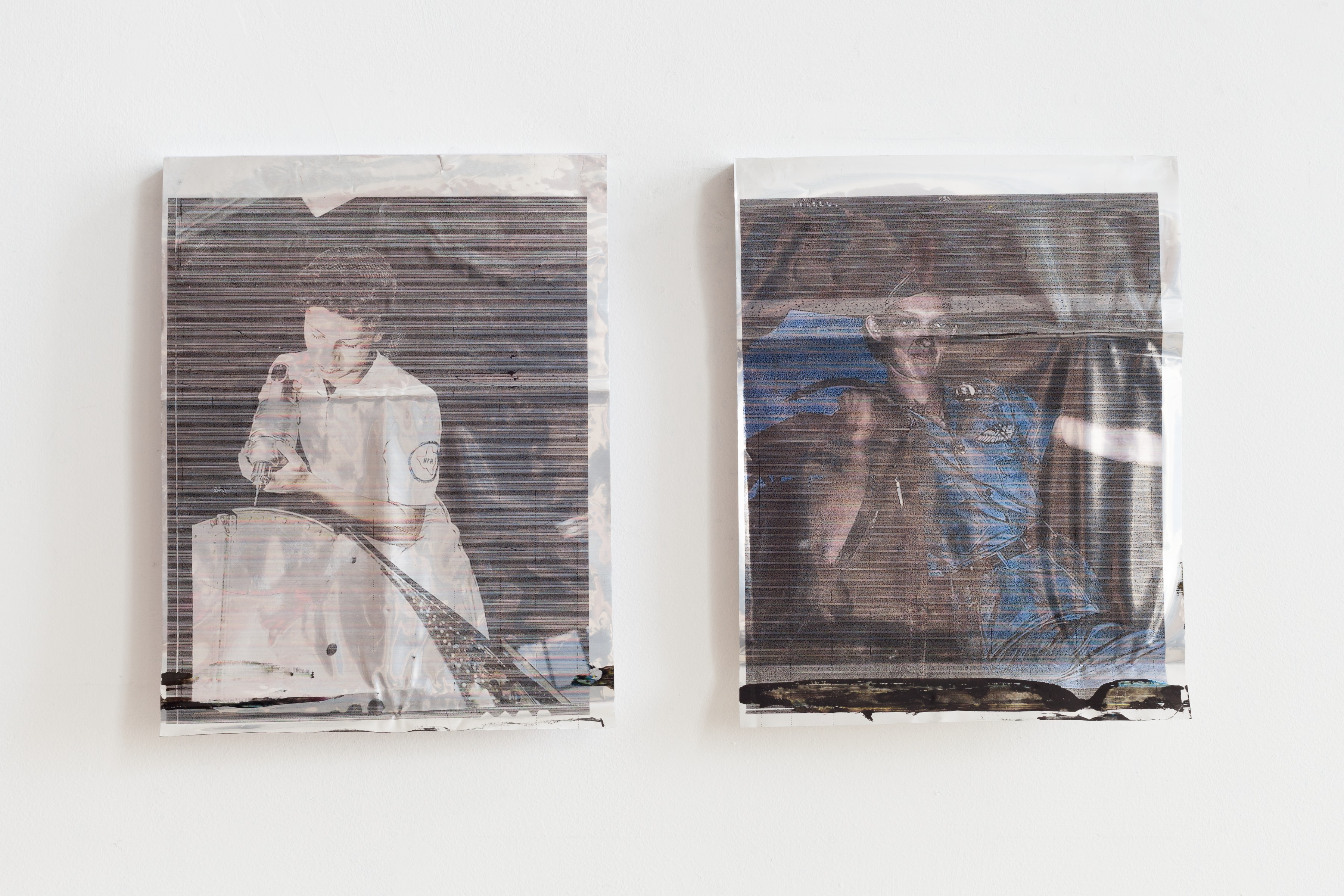 Printed rescue blankets