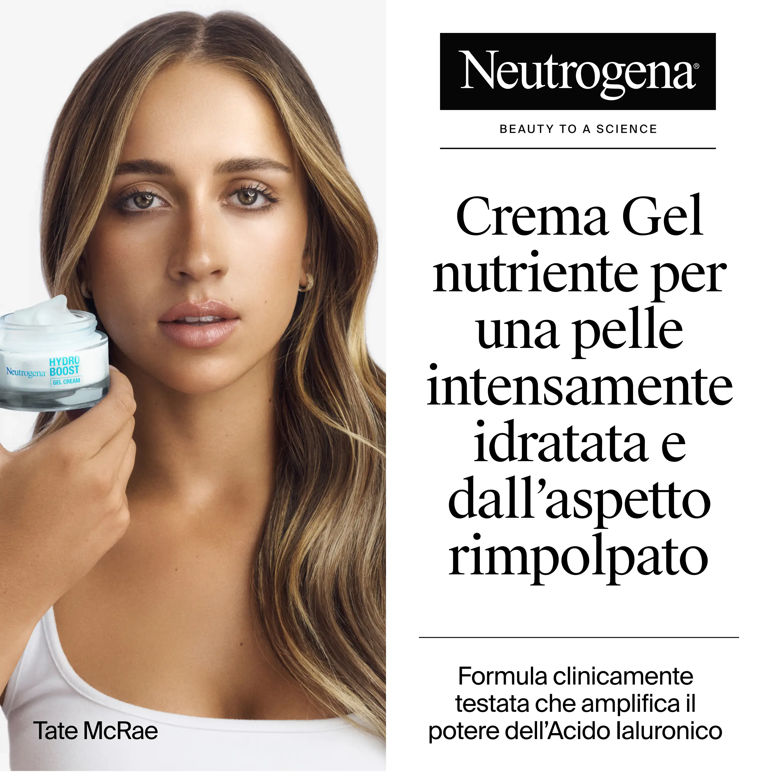 Crema Gel nutriente per una pelle intensamente idratata e dall'aspetto rimpolpato