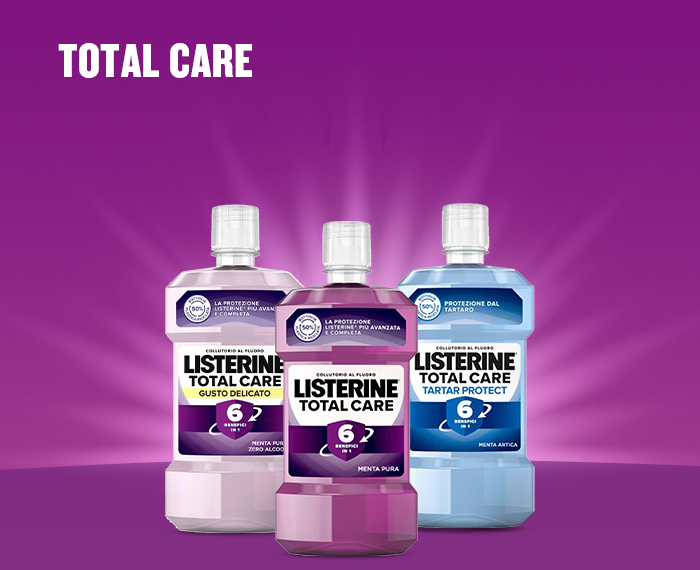 collutorio LISTERINE per bocca fresca e protetta