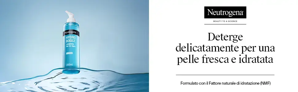 Deterge delicatamente per una pelle fresca e ideatata