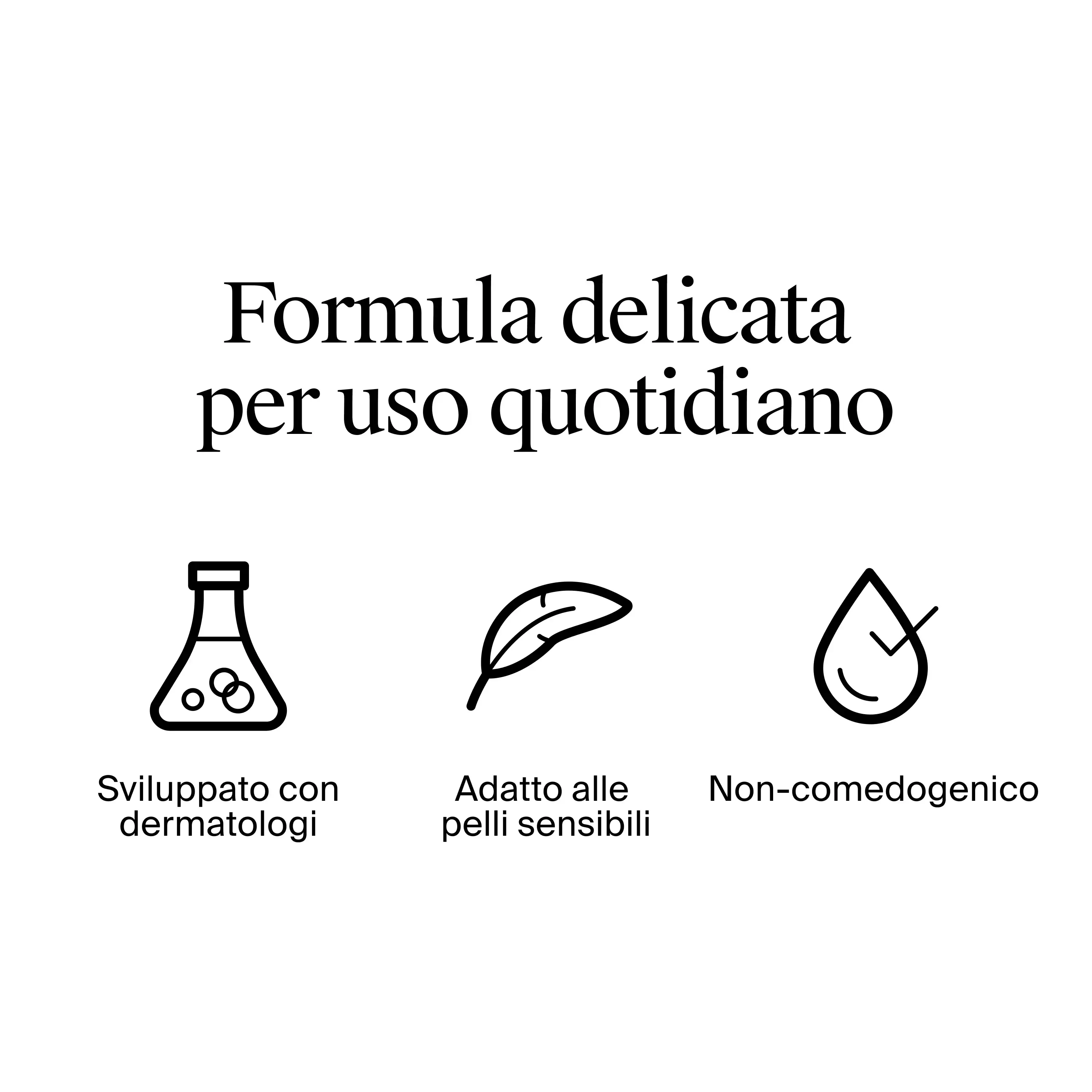 formula delicata per uso quotidiano