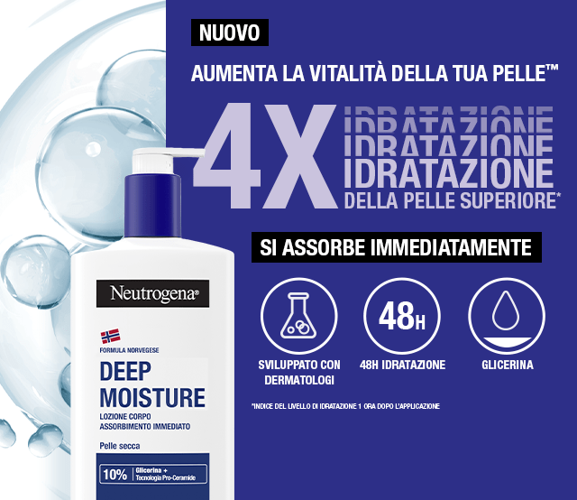 Dettaglio della texture del gel Neutrogena