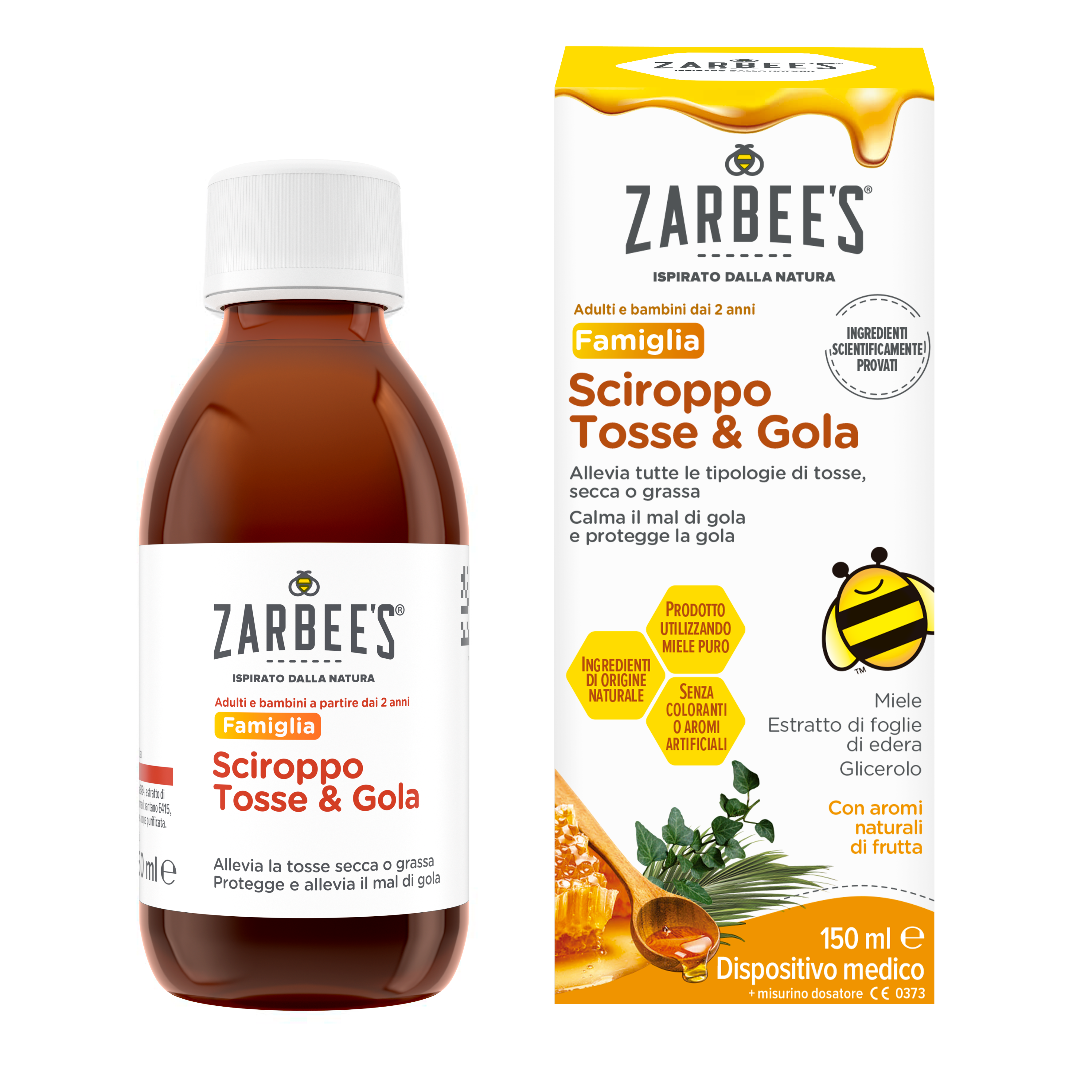 Jarabe Zarbee’s Tos & Garganta para toda la Familia - Image 1 - Zarbee's Naturals - es-ES