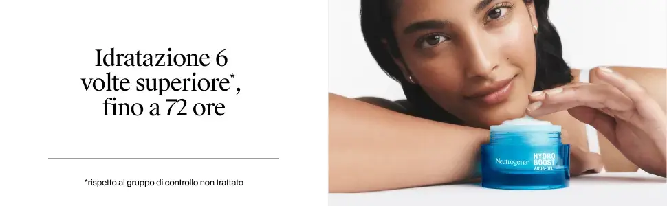 Idratazione 6 volte superiore*, fino a 72 ore
