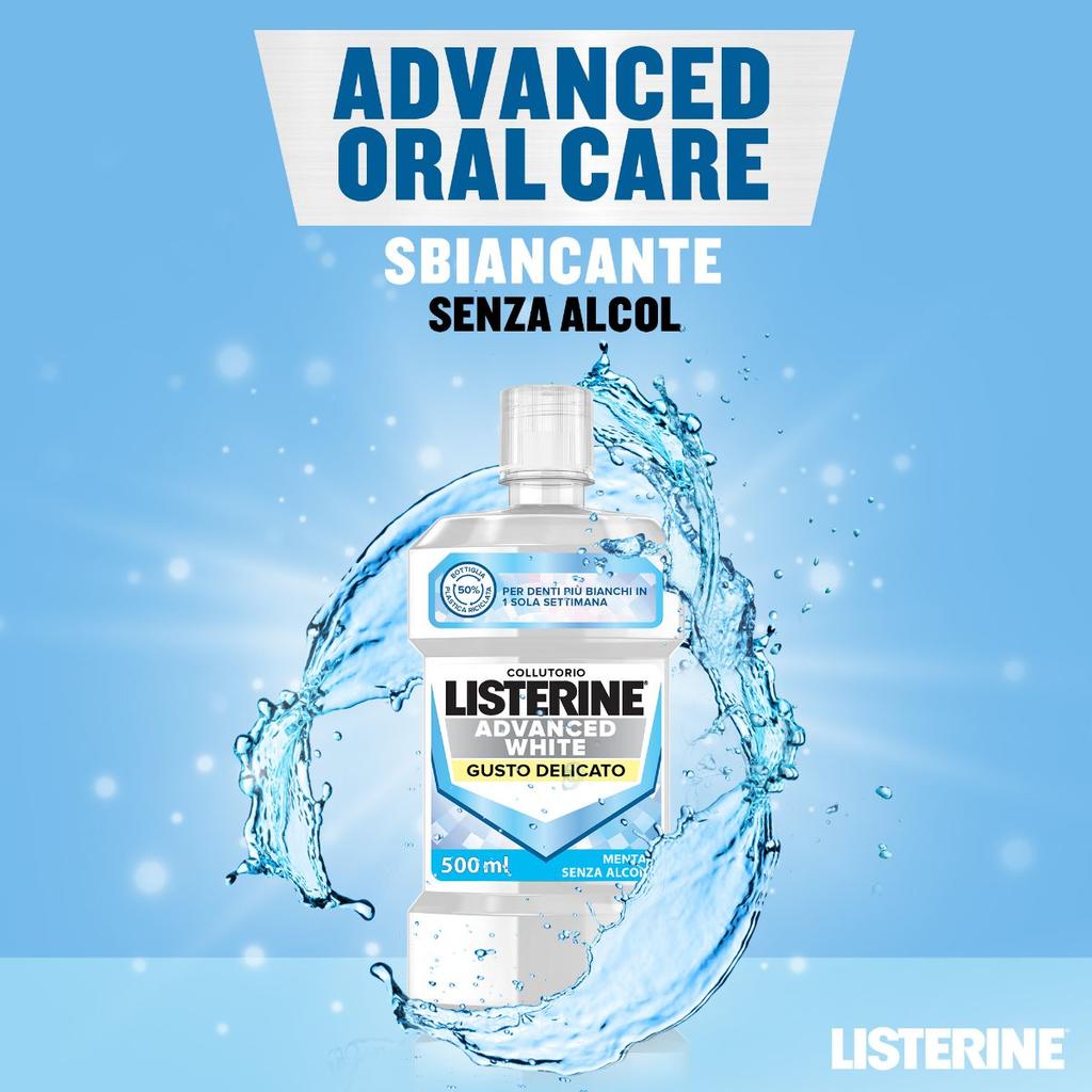 Collutorio LISTERINE® Advanced White Gusto Delicato image 2