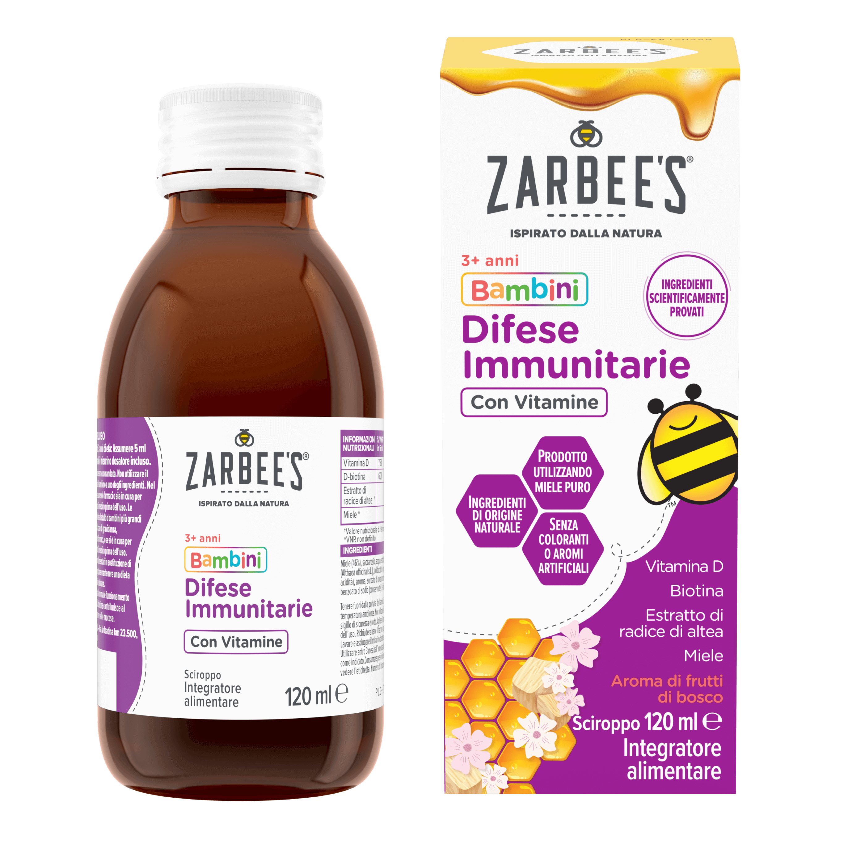 ZAR EMEA IT 3574661770109 90347300 Sciroppo Difese immunitarie Bambini 120ML 010